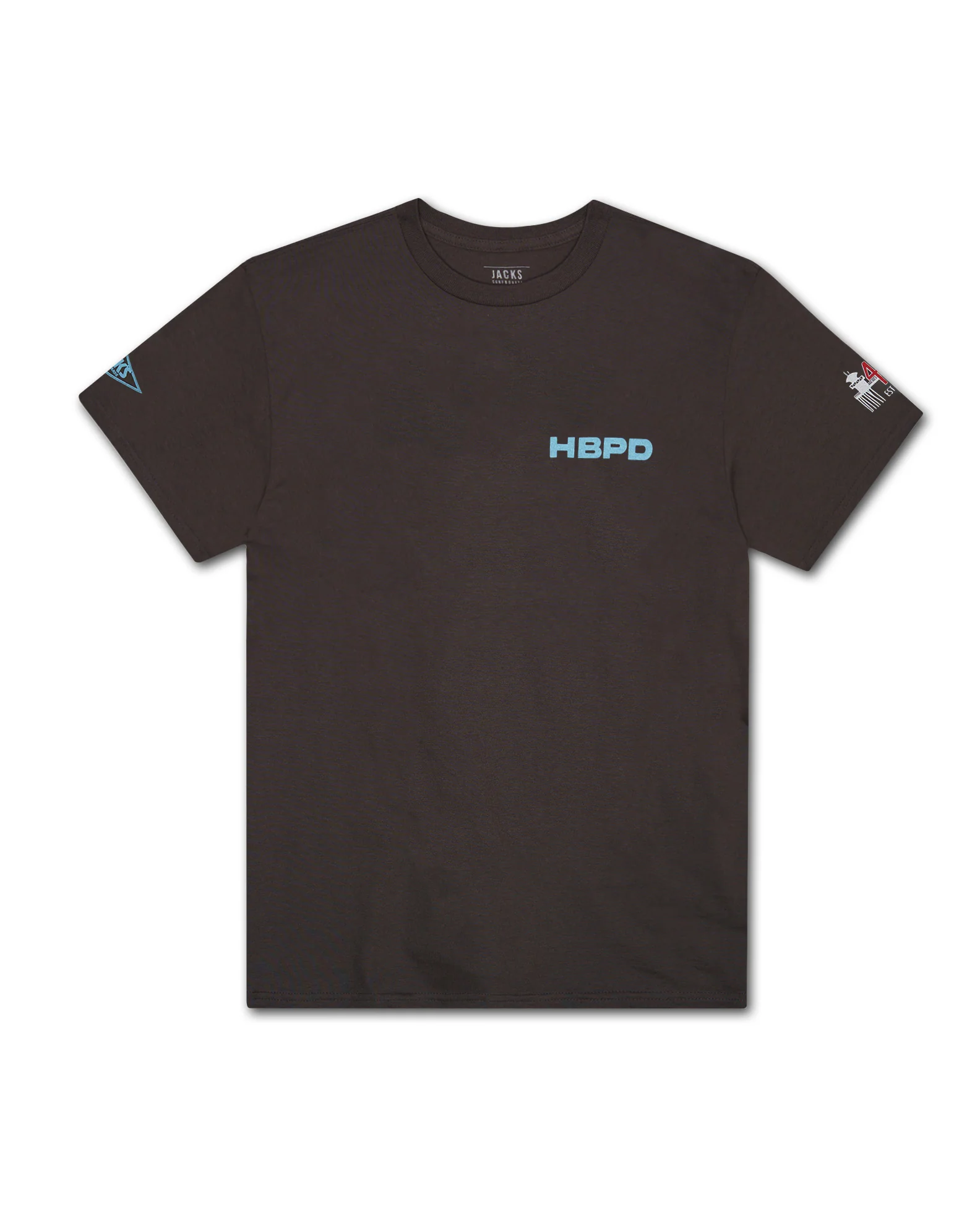 HBPD Stacked Pier S/S Tee - Charcoal - Image 2