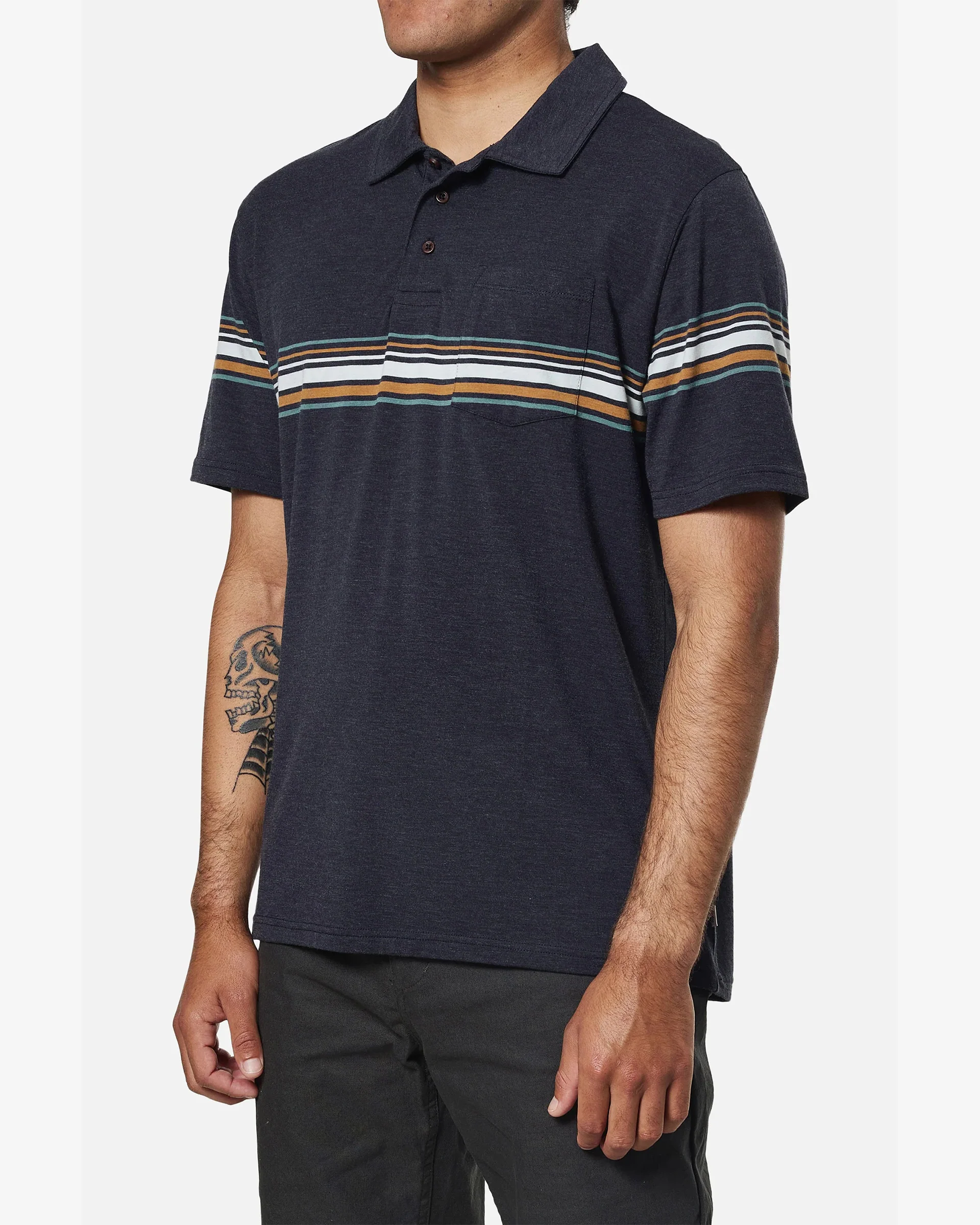 Stacy Stripe Polo Shirt - Image 3