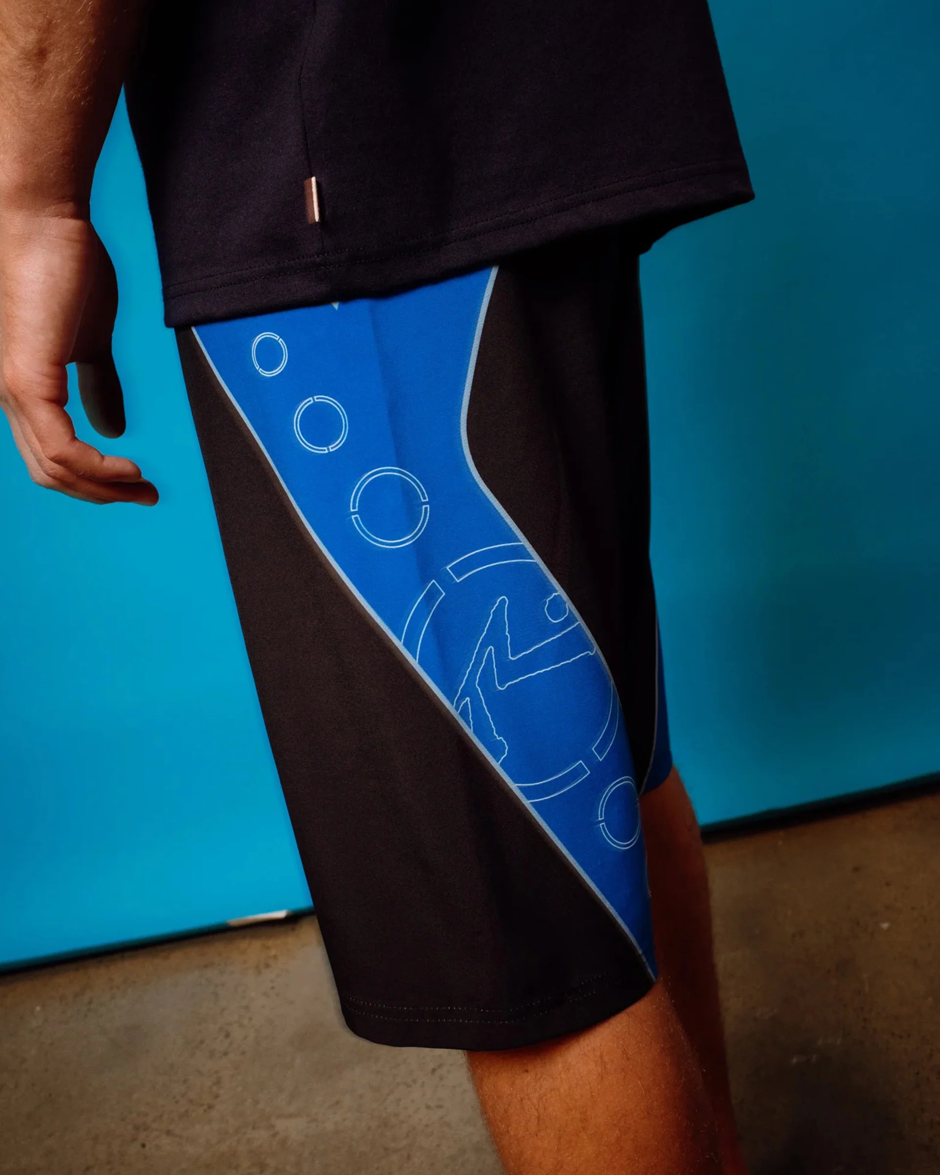 Stingray Fixed Waist Boardshort - Black - Image 2