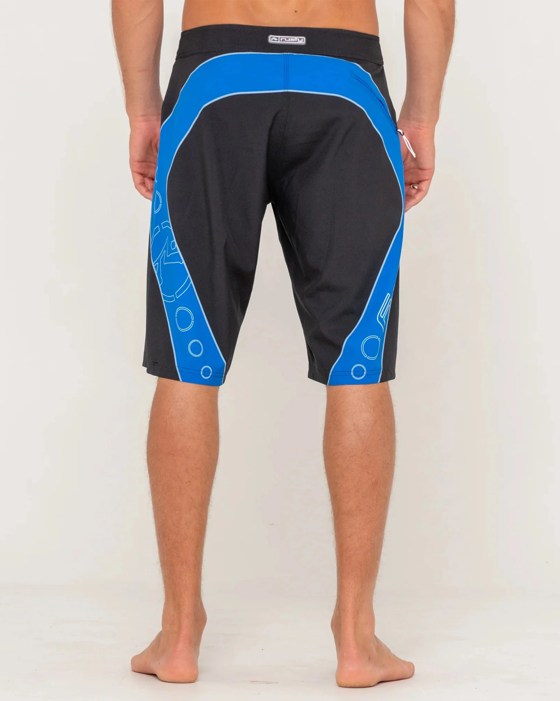 Stingray Fixed Waist Boardshort - Black - Image 3