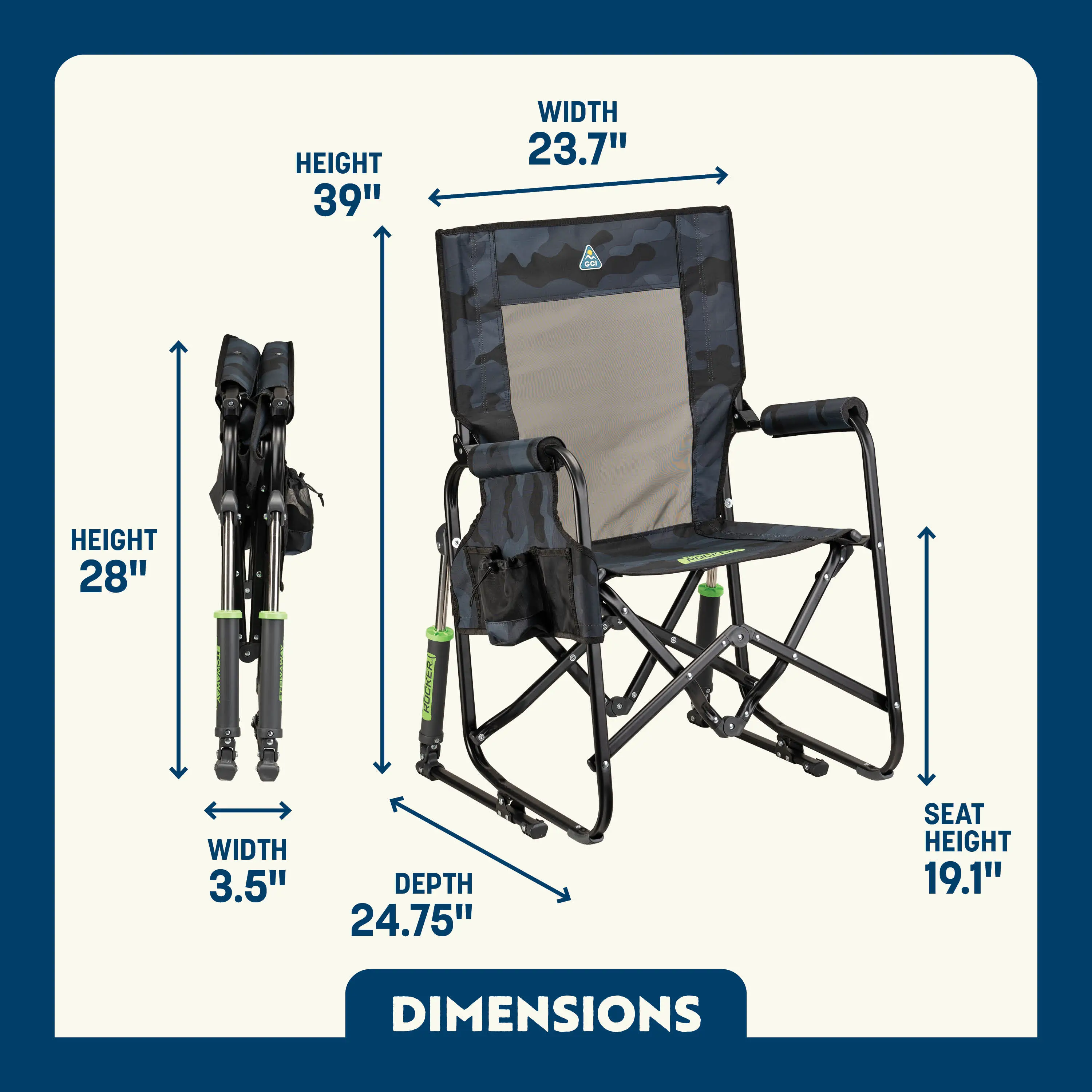 Stowaway Rocker™ Chair - Image 57