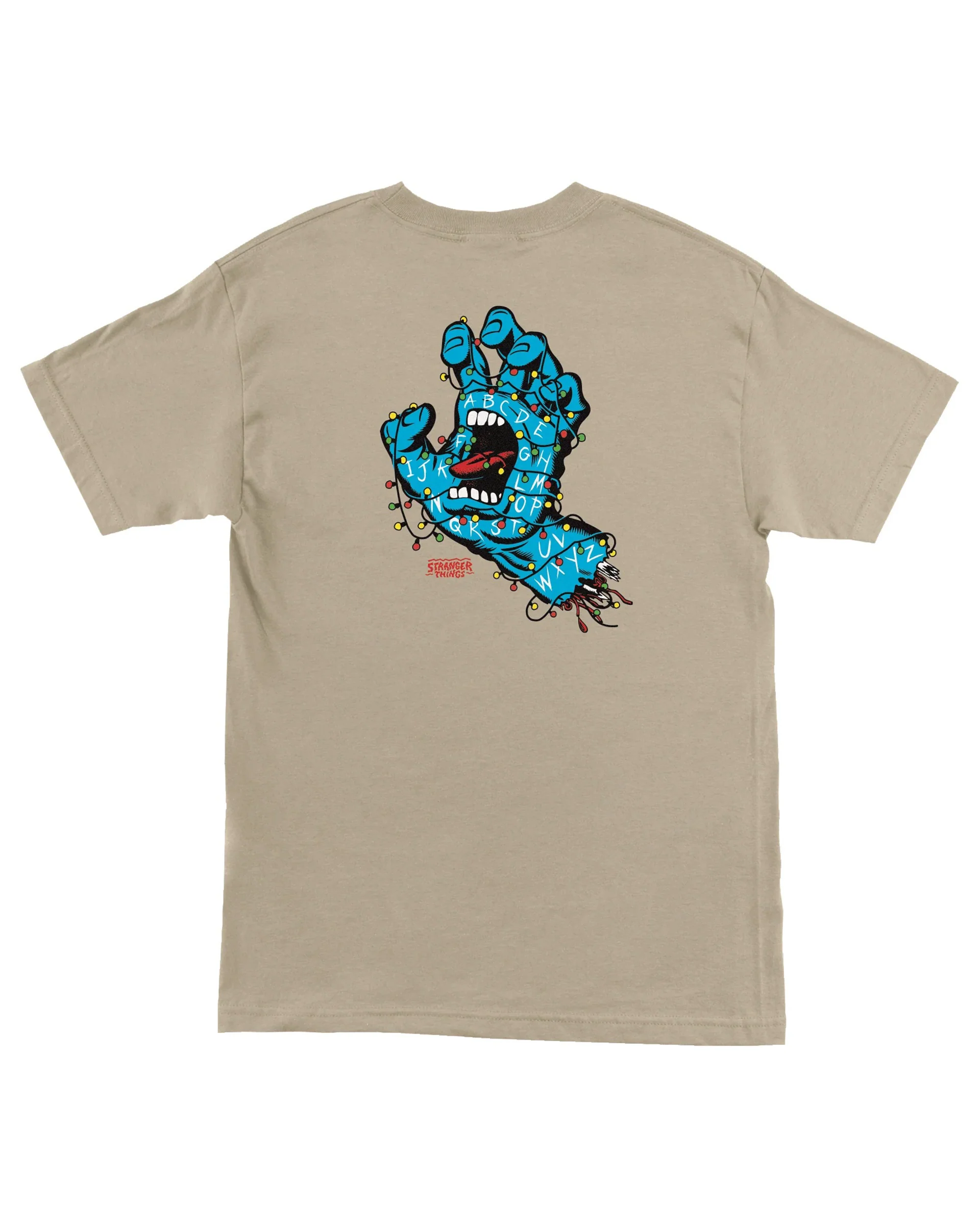 Stranger Things Screaming Lights S/S T-Shirt - Sand - Image 2