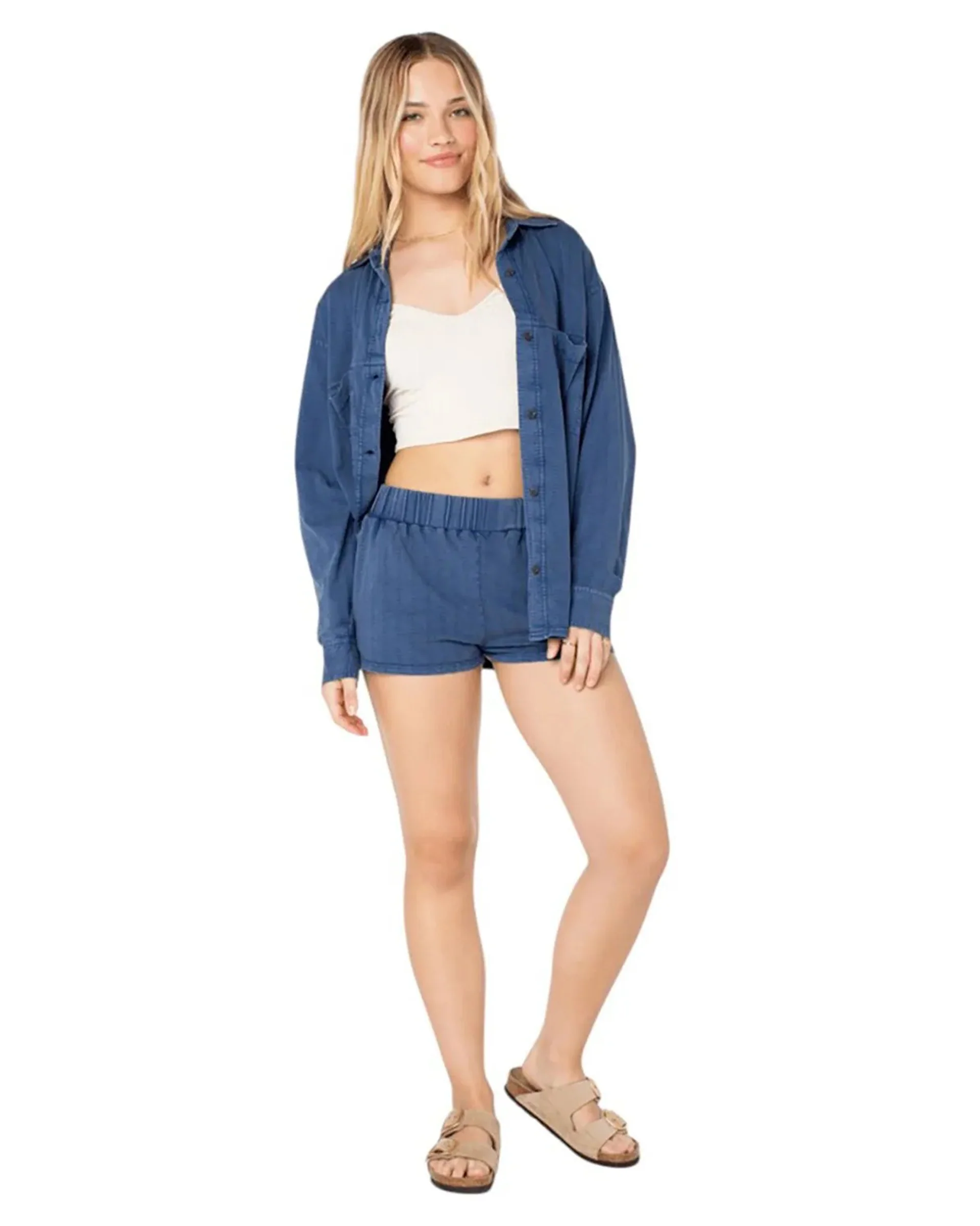 Summer Fling Jersey Shorts - Sargasso Sea Solid - Image 2