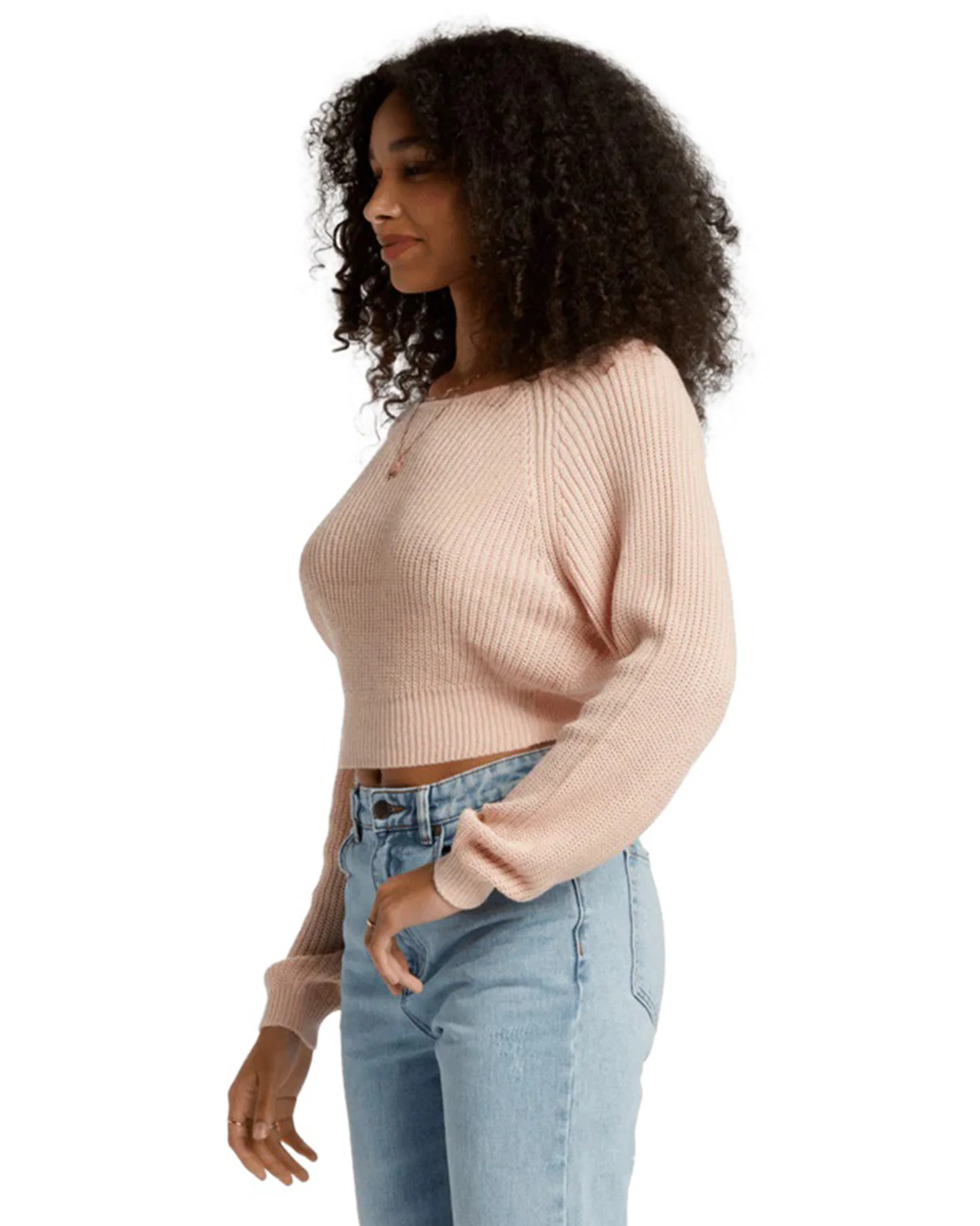Sun Out Cropped Sweater - Image 3