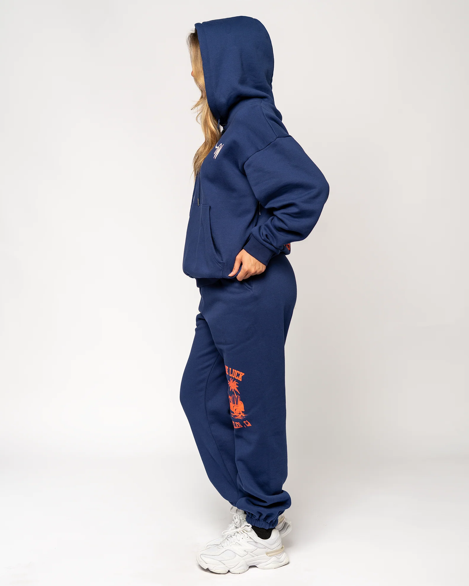 Sunny Ride Pullover Hoodie - Blue - Image 7