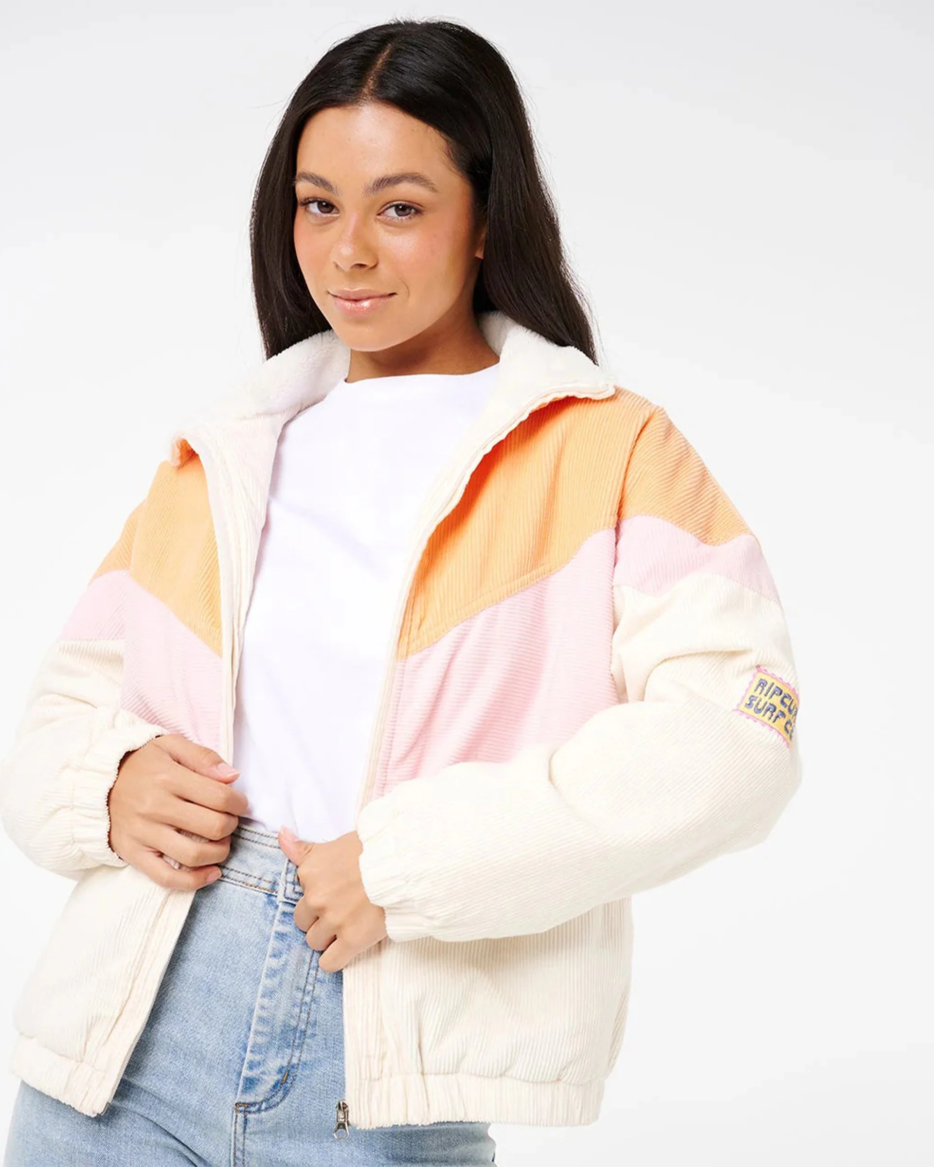 Sunset Luau Cord Jacket - Off White - Image 6