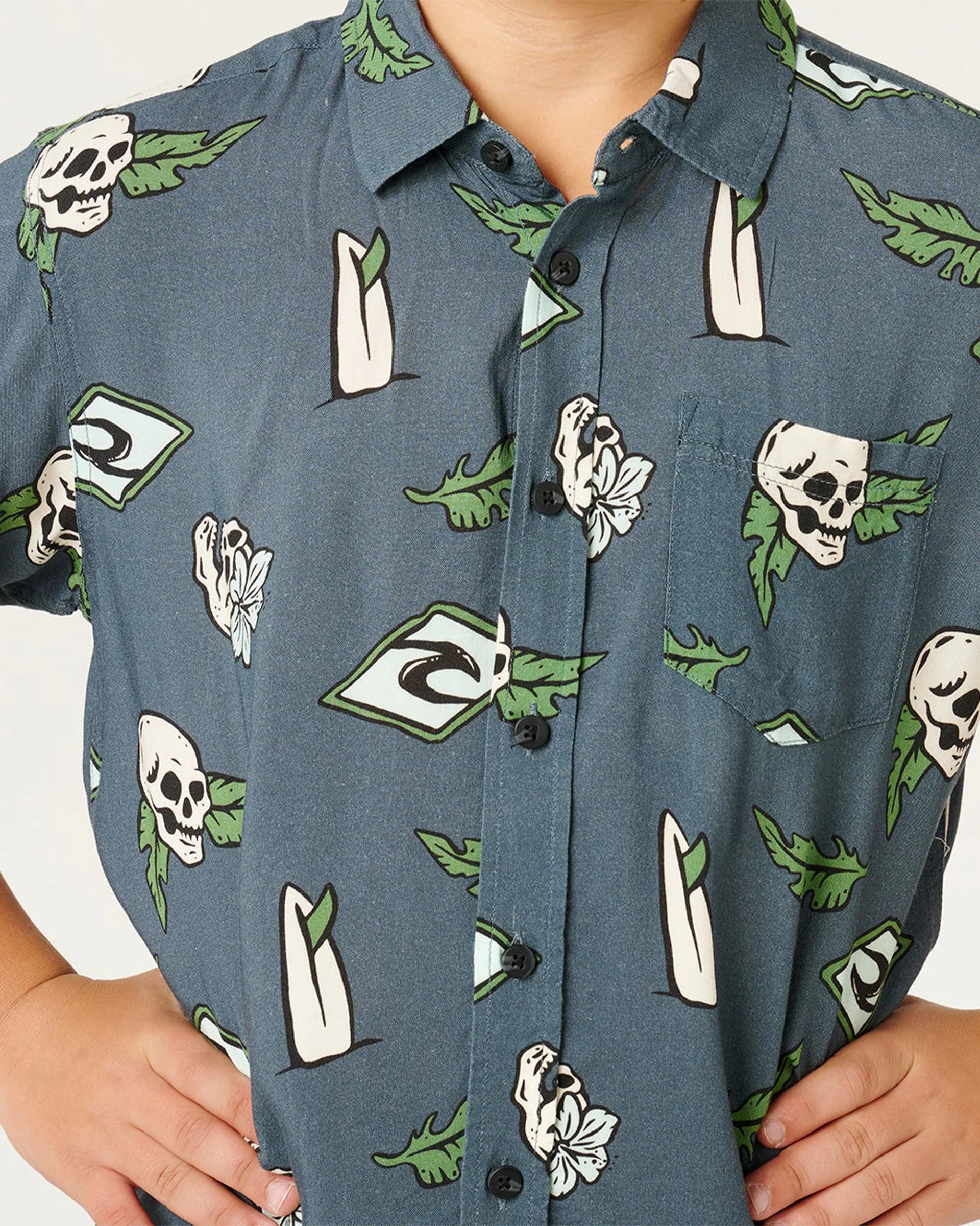 Boy's (8-16) Sunset Sesh S/S Shirt - Image 5