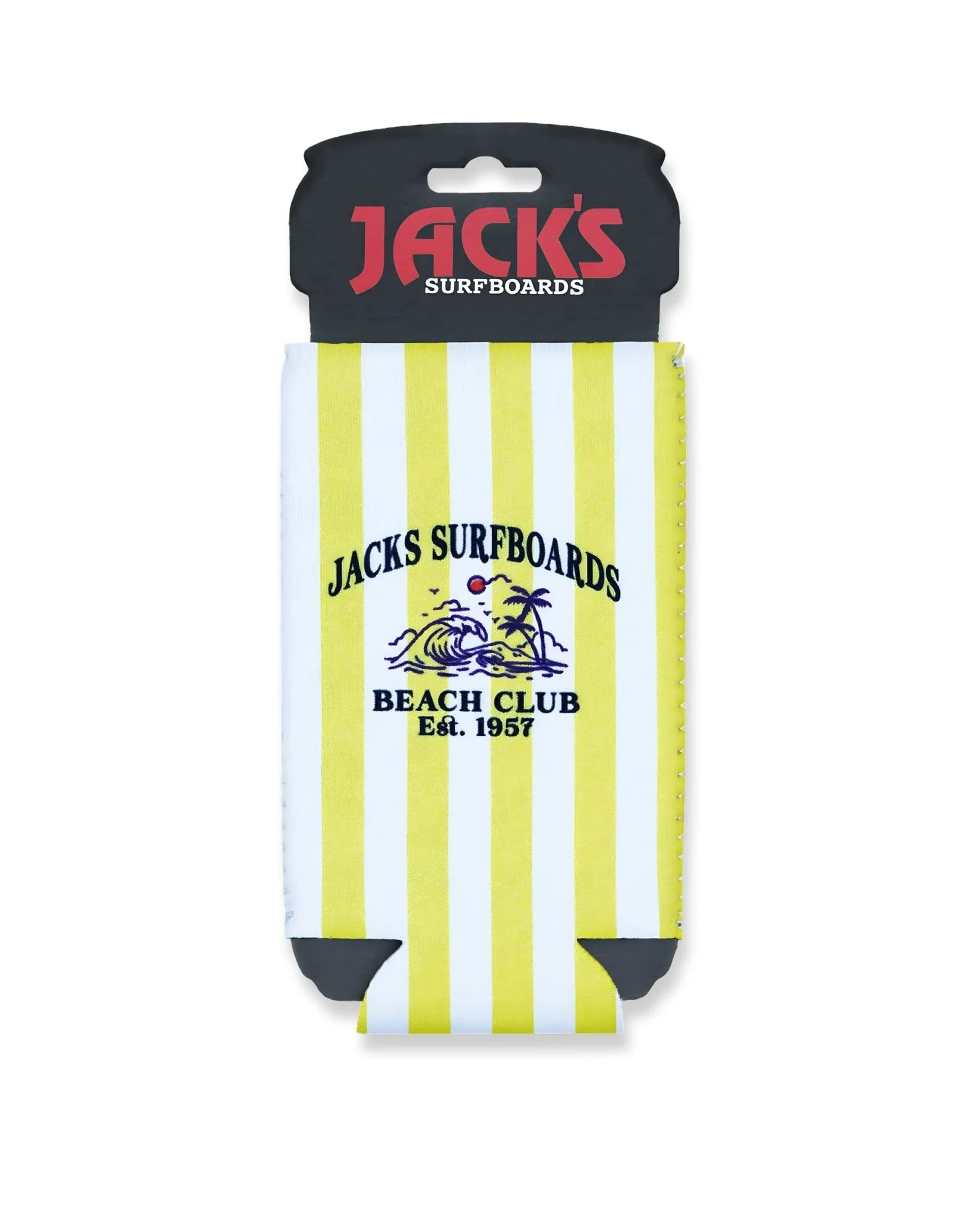 Surf Koozies 'Beach Club" 16oz - White Yellow