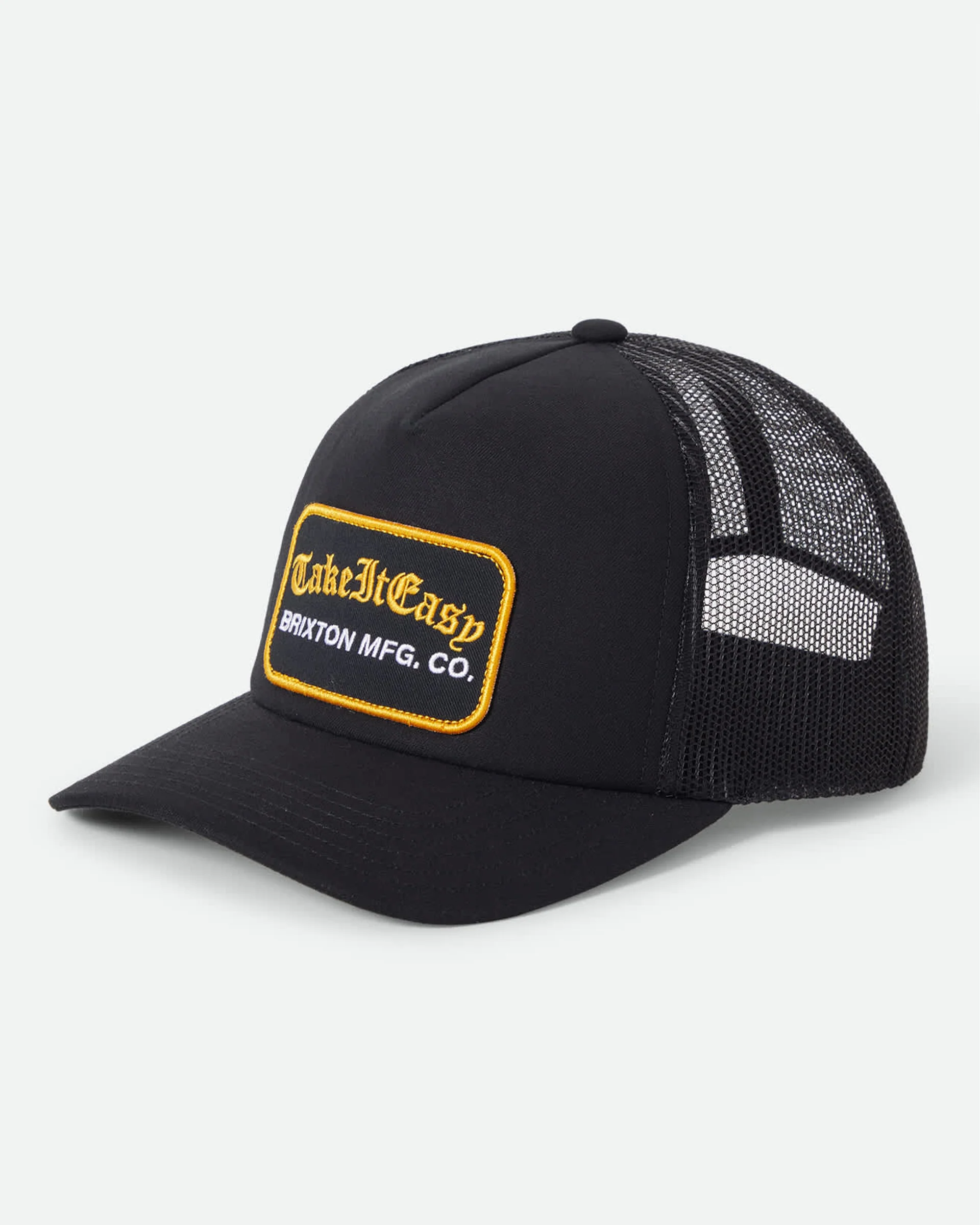 Take It Easy Netplus Trucker Hat - Washed Black