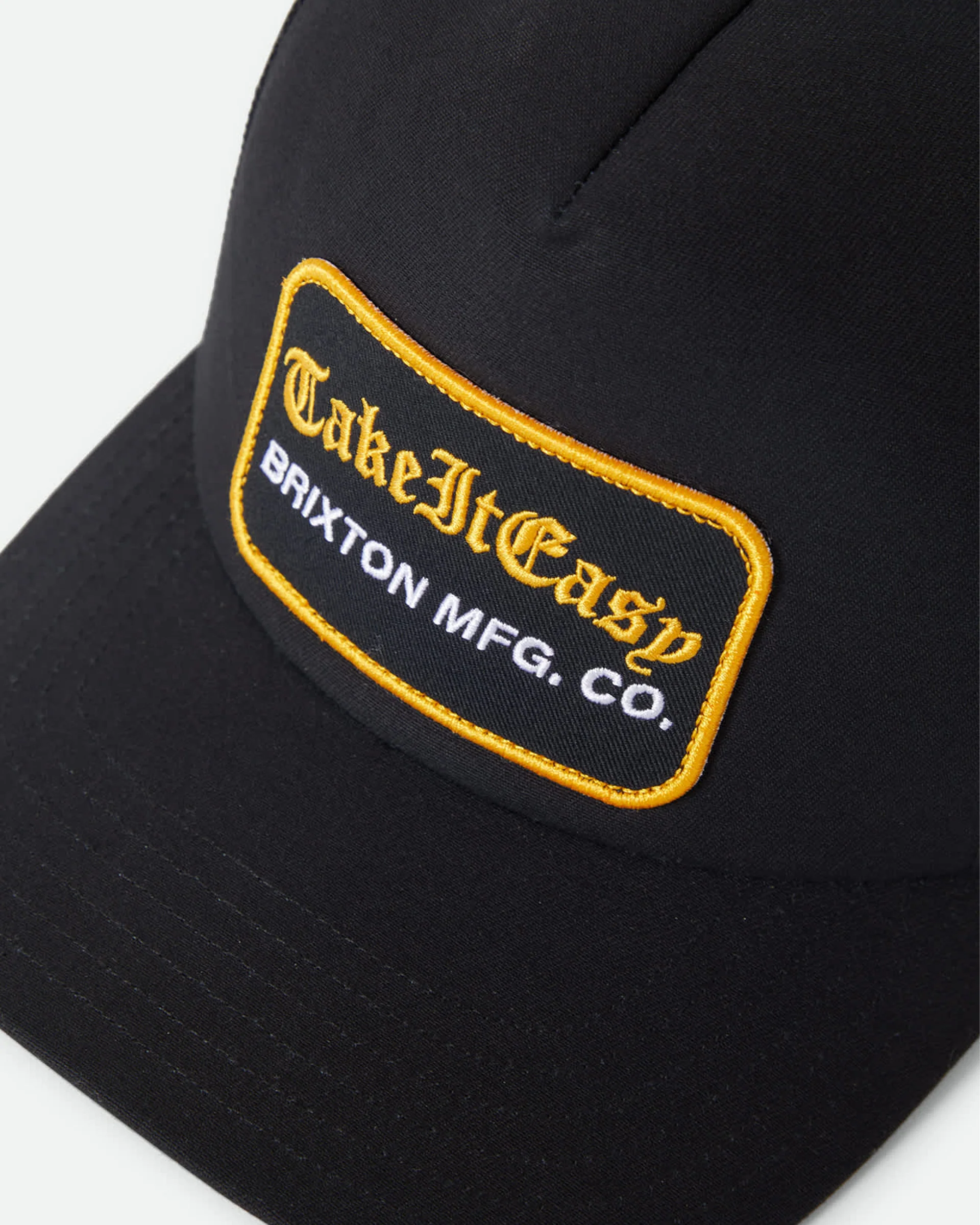 Take It Easy Netplus Trucker Hat - Washed Black - Image 5