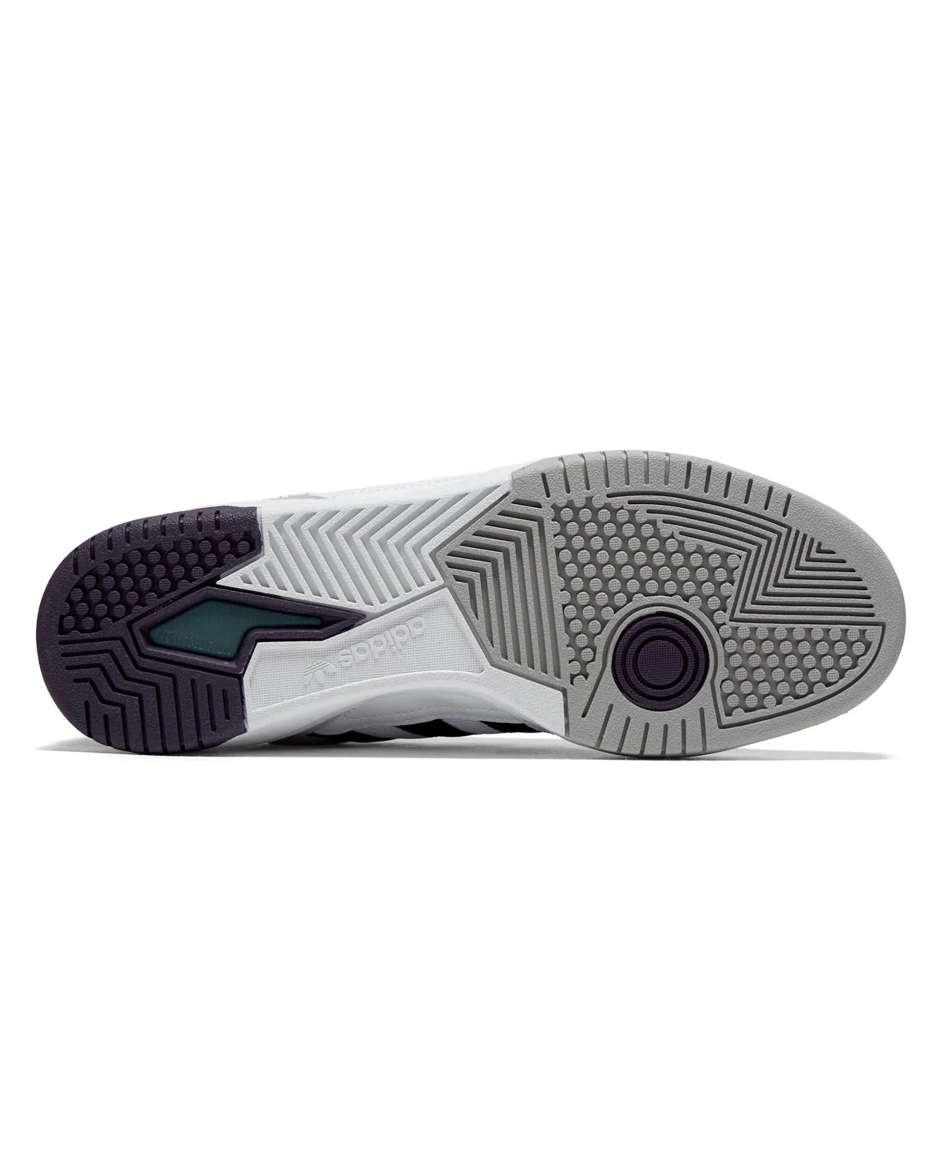 Tekkira Cup Shoes - White/Core Black/Aura Purple - Image 4