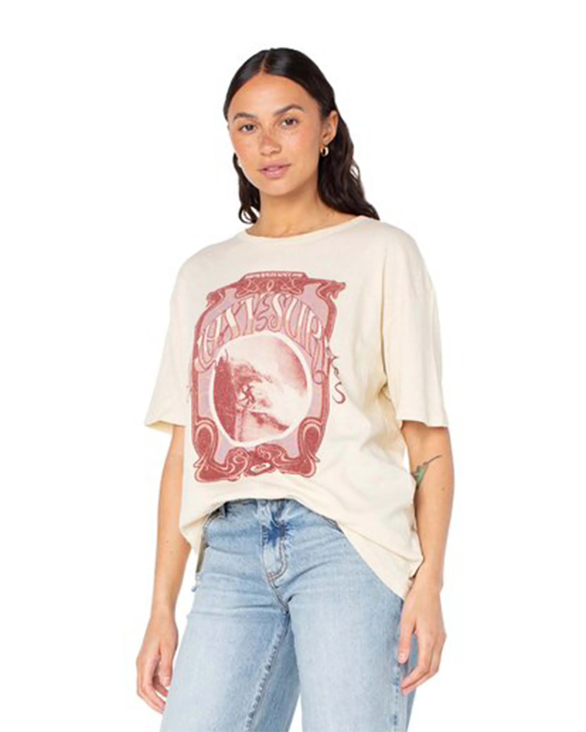 The Barrel S/S T-Shirt - Parchment