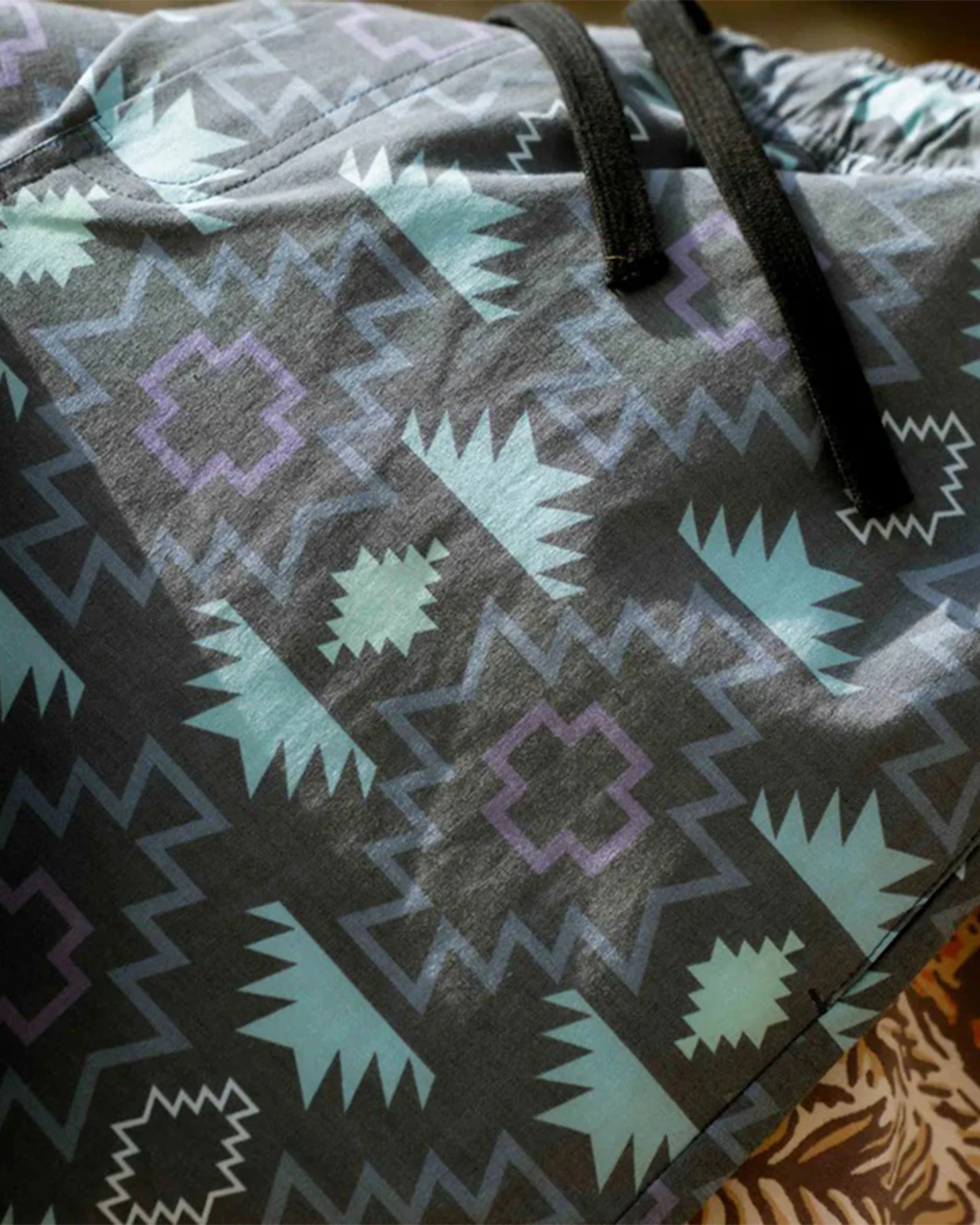 The Barton Elastic Boardshort - Chevron Dark - Image 2