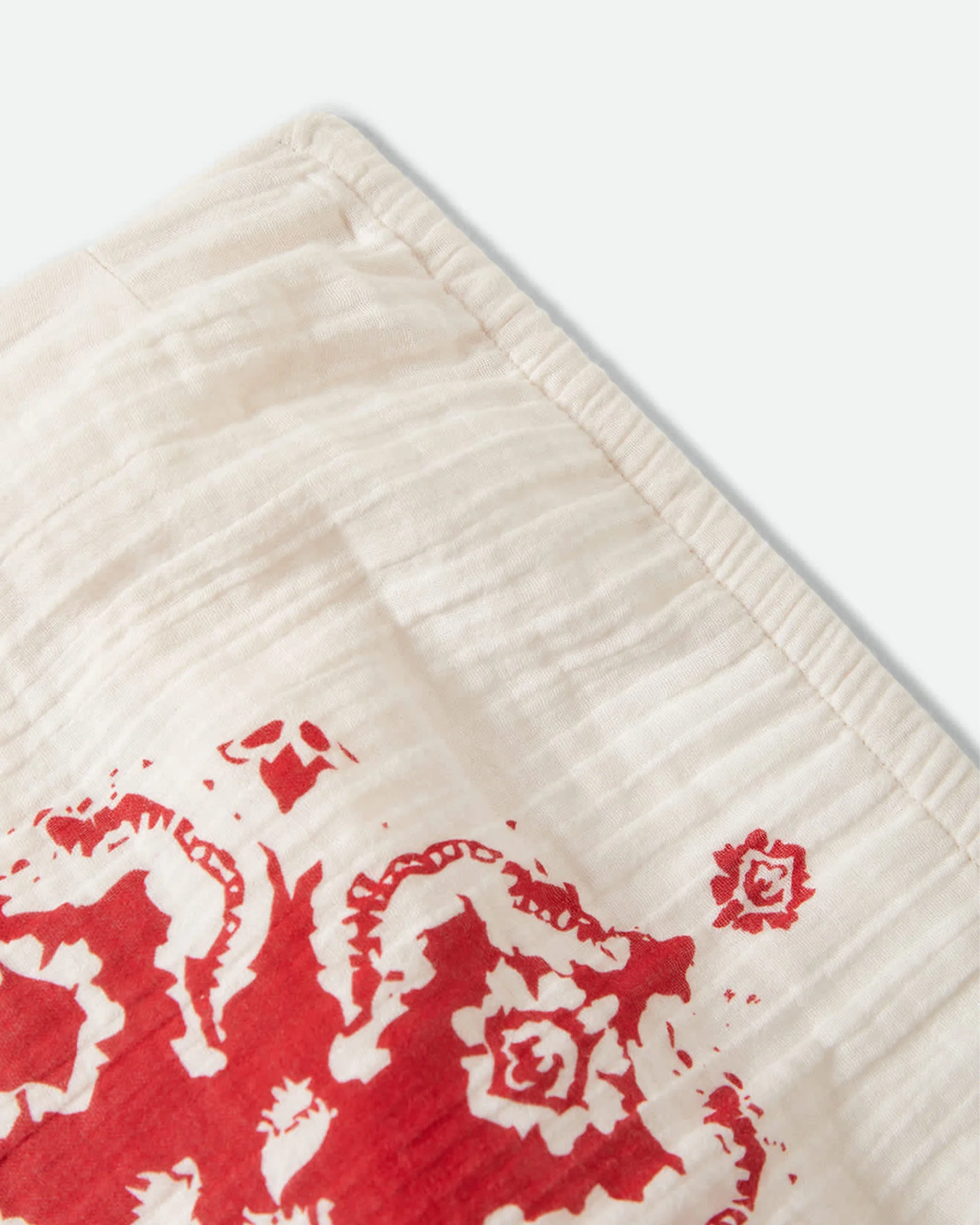 Women's The Lola Tube Top - Off White/Robust Red - Image 8