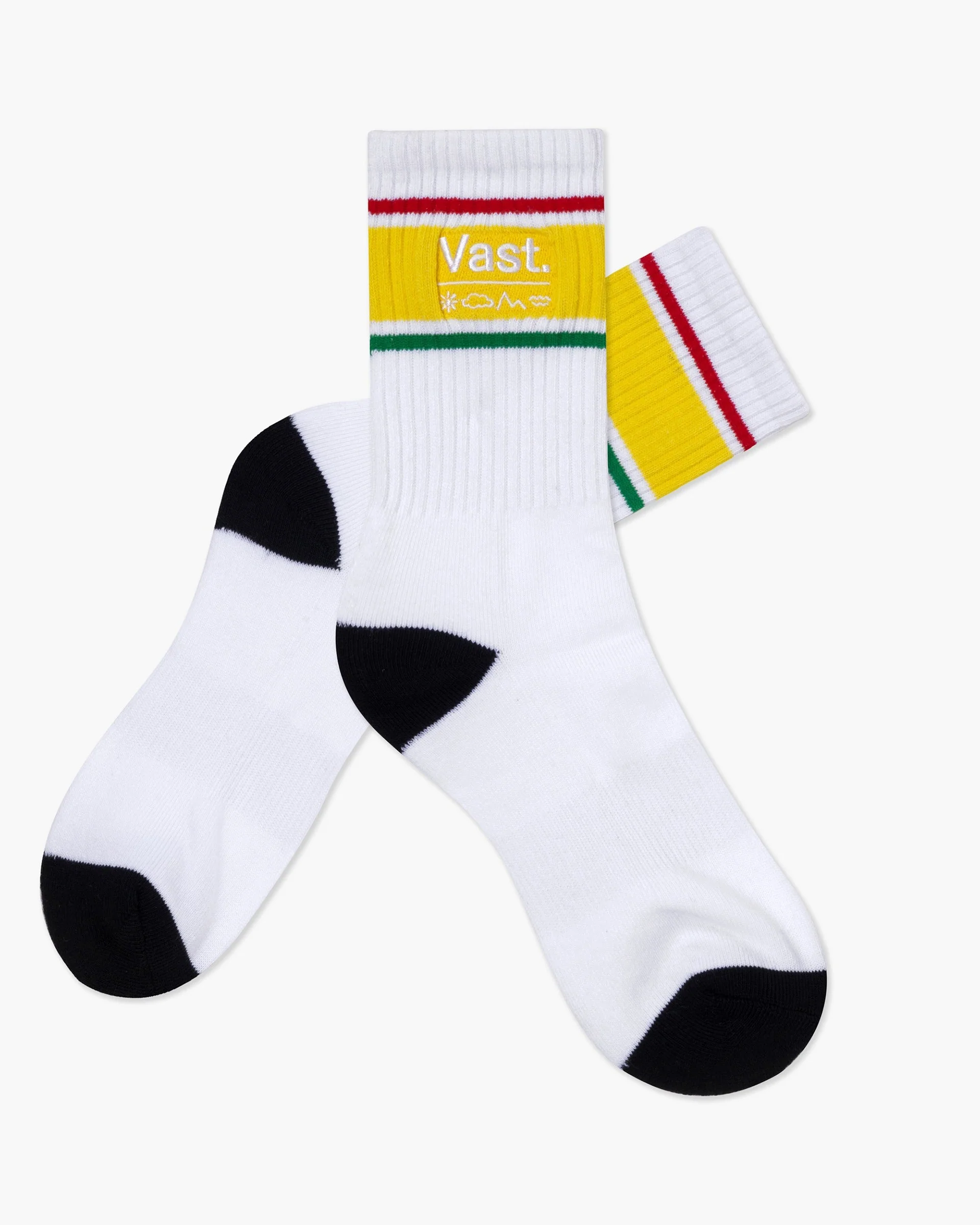 Three Stripe Socks 2 - White - Image 2