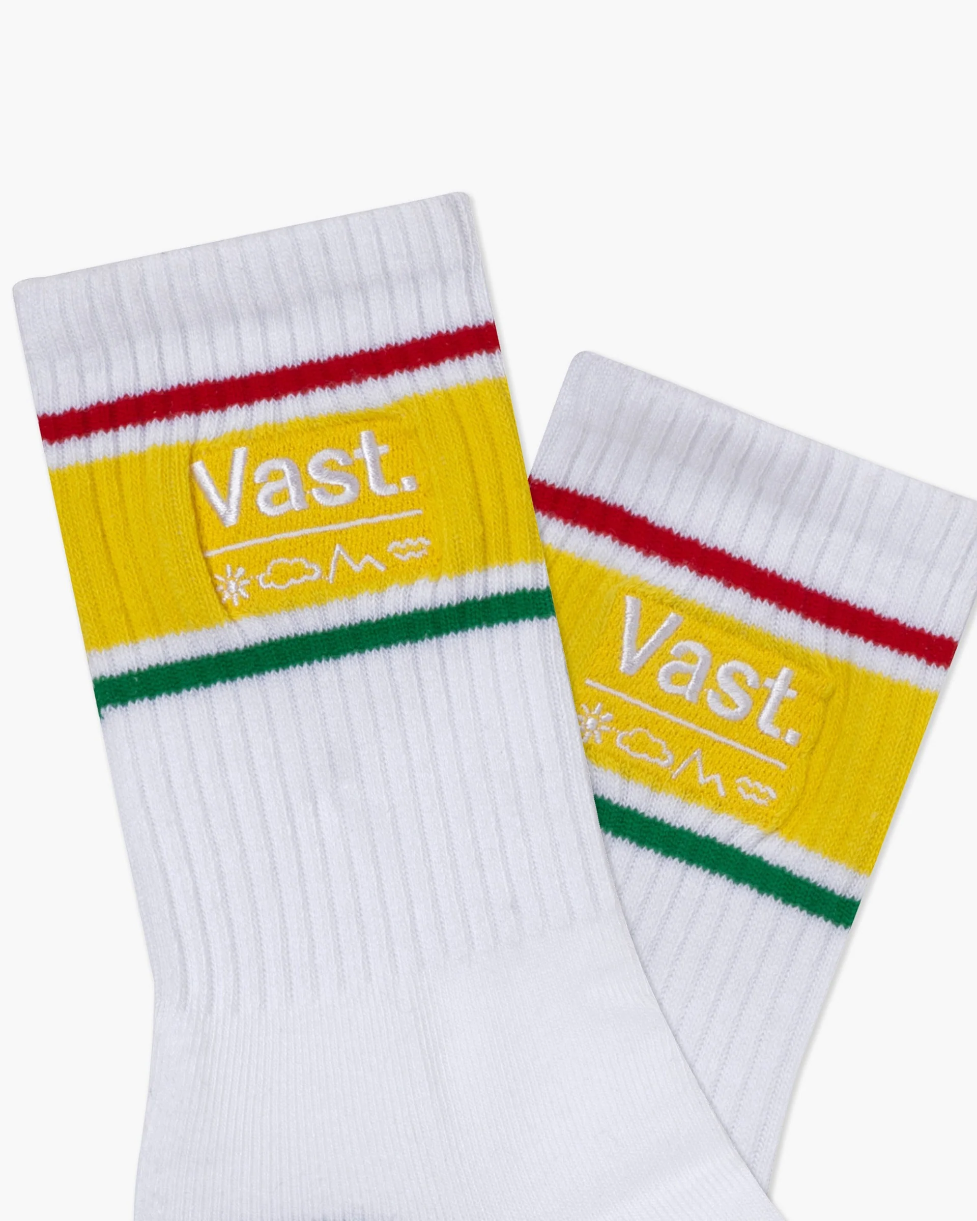 Three Stripe Socks 2 - White - Image 3