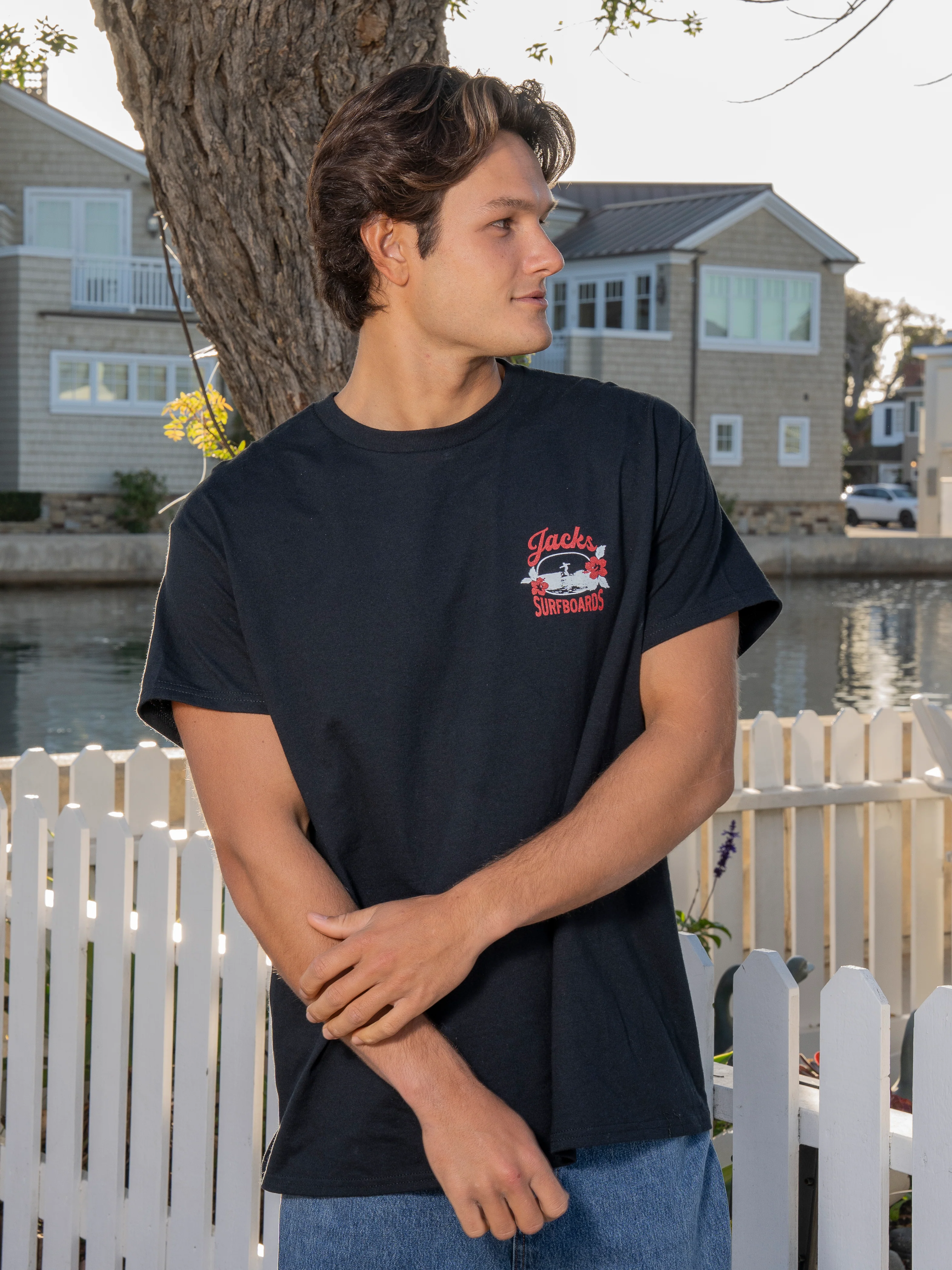 Tip Toe S/S Tee - Black - Image 5