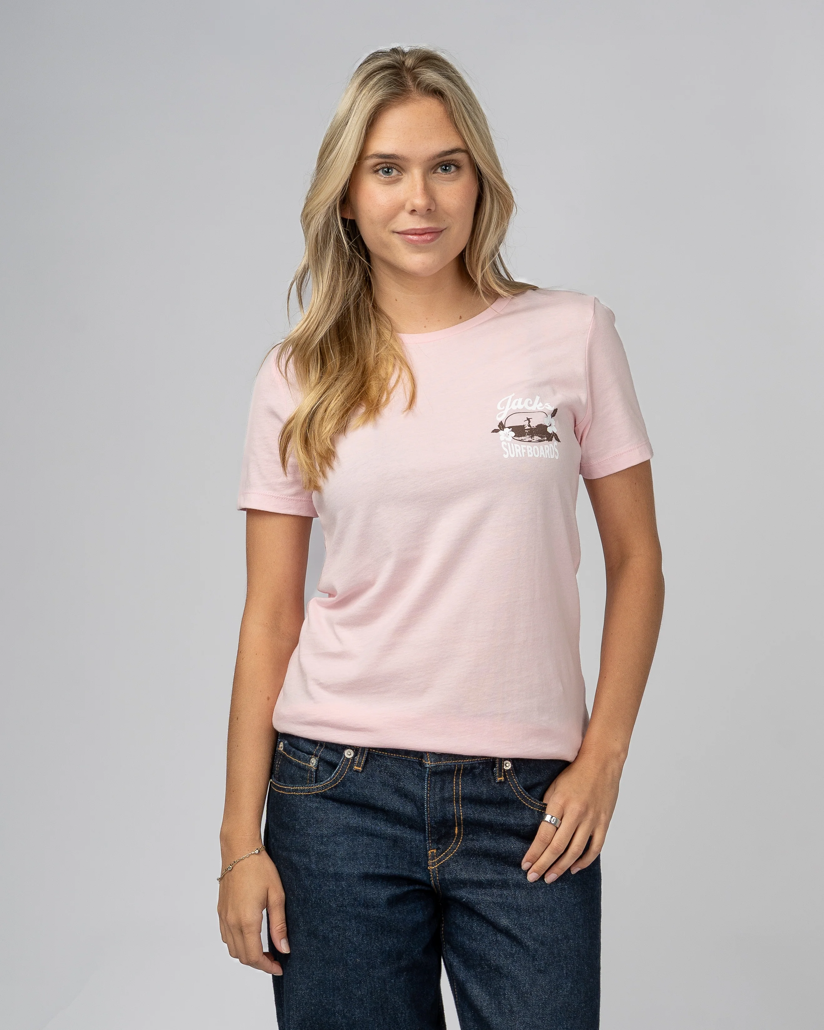 Tip Toe S/S Tee - Pink - Image 2
