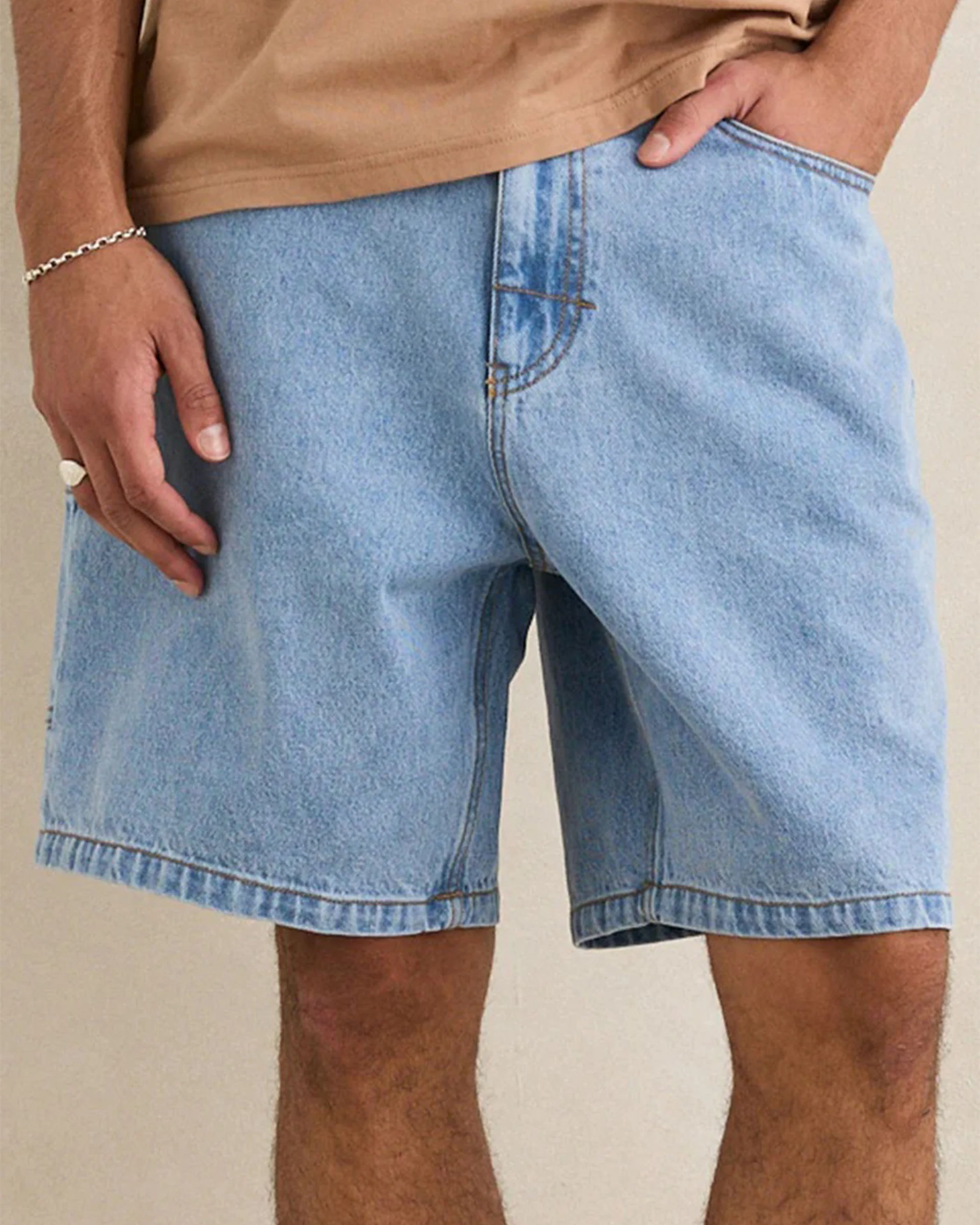 Toby Denim Short - Stone Wash - Image 3