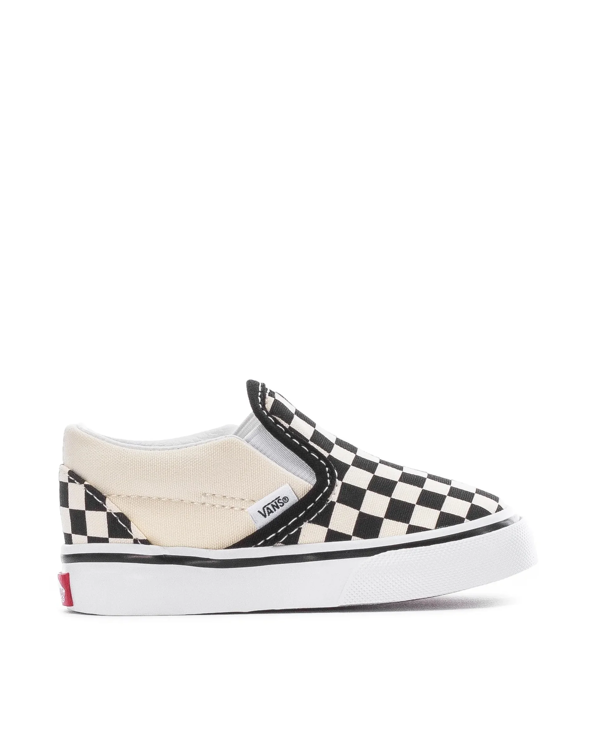 Toddler Classic Slip-On Shoe - Black/White Checkerboard/White