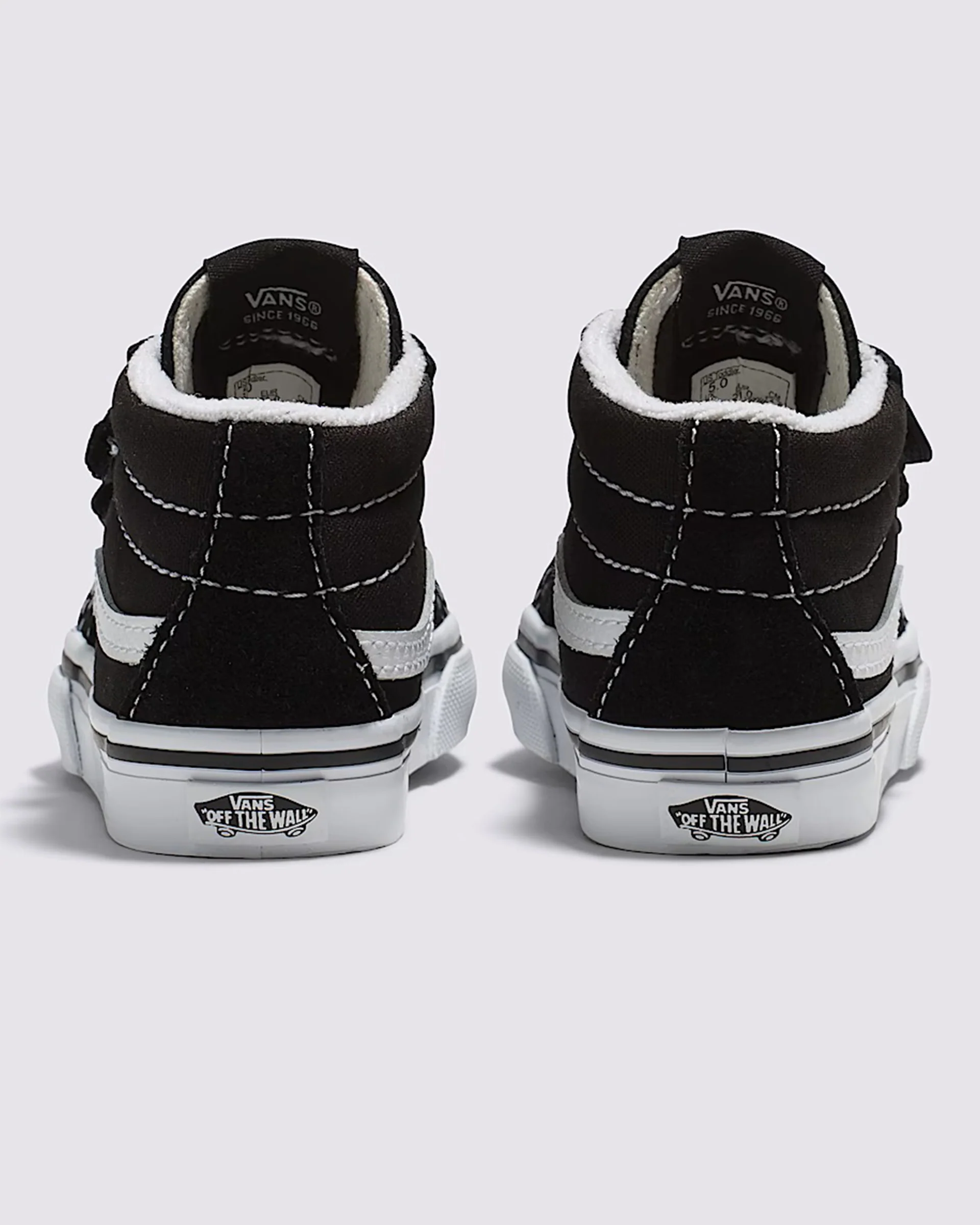 Toddler Sk8-Mid Reissue V Shoes - Black / True White - Image 4
