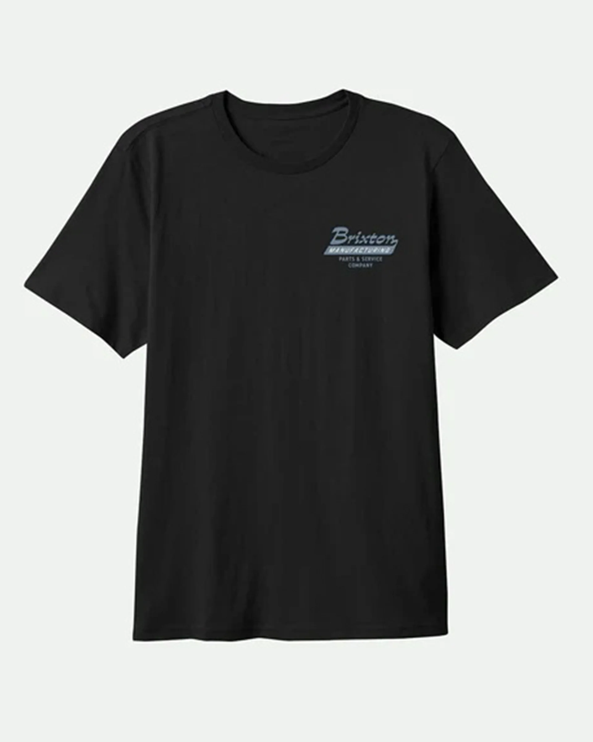 Township S/S Tailored T-Shirt - Black/Grey Blue - Image 2