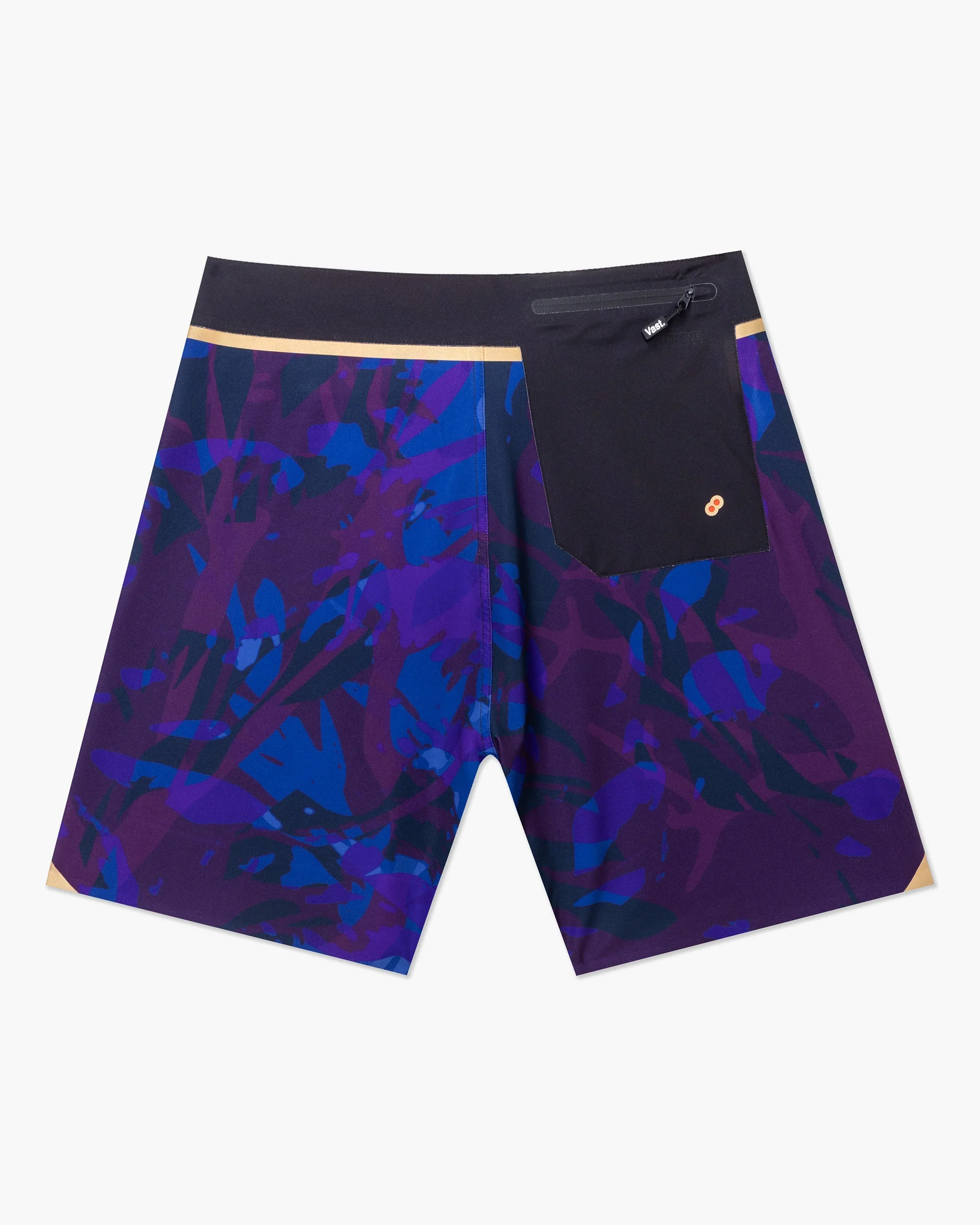 Translucent Foliage Gold Boardshort - Navy Multi - Image 6