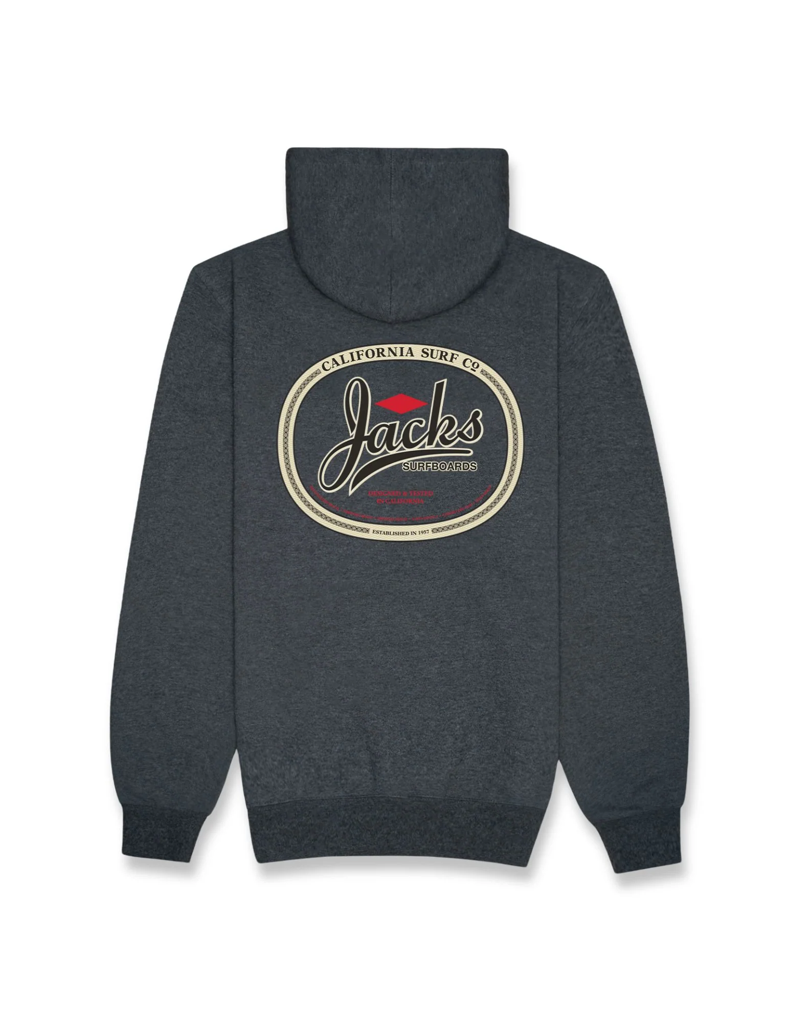 Trenton Classic Pullover Hoodie - Charcoal Heather