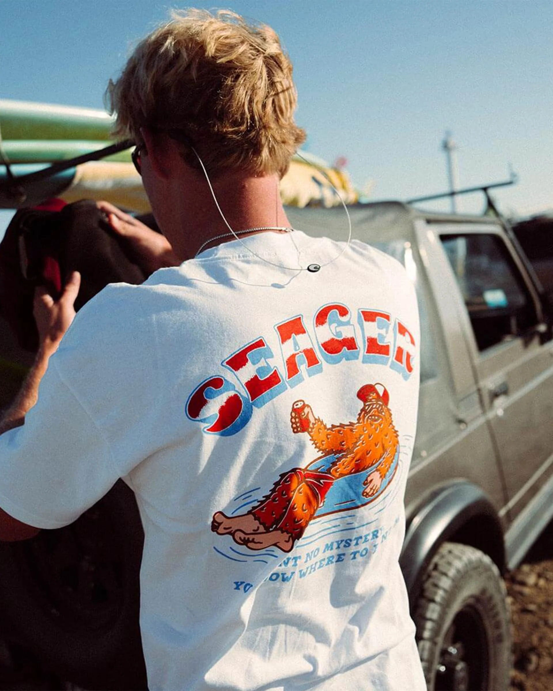 Tubular S/S T-Shirt - White - Image 3