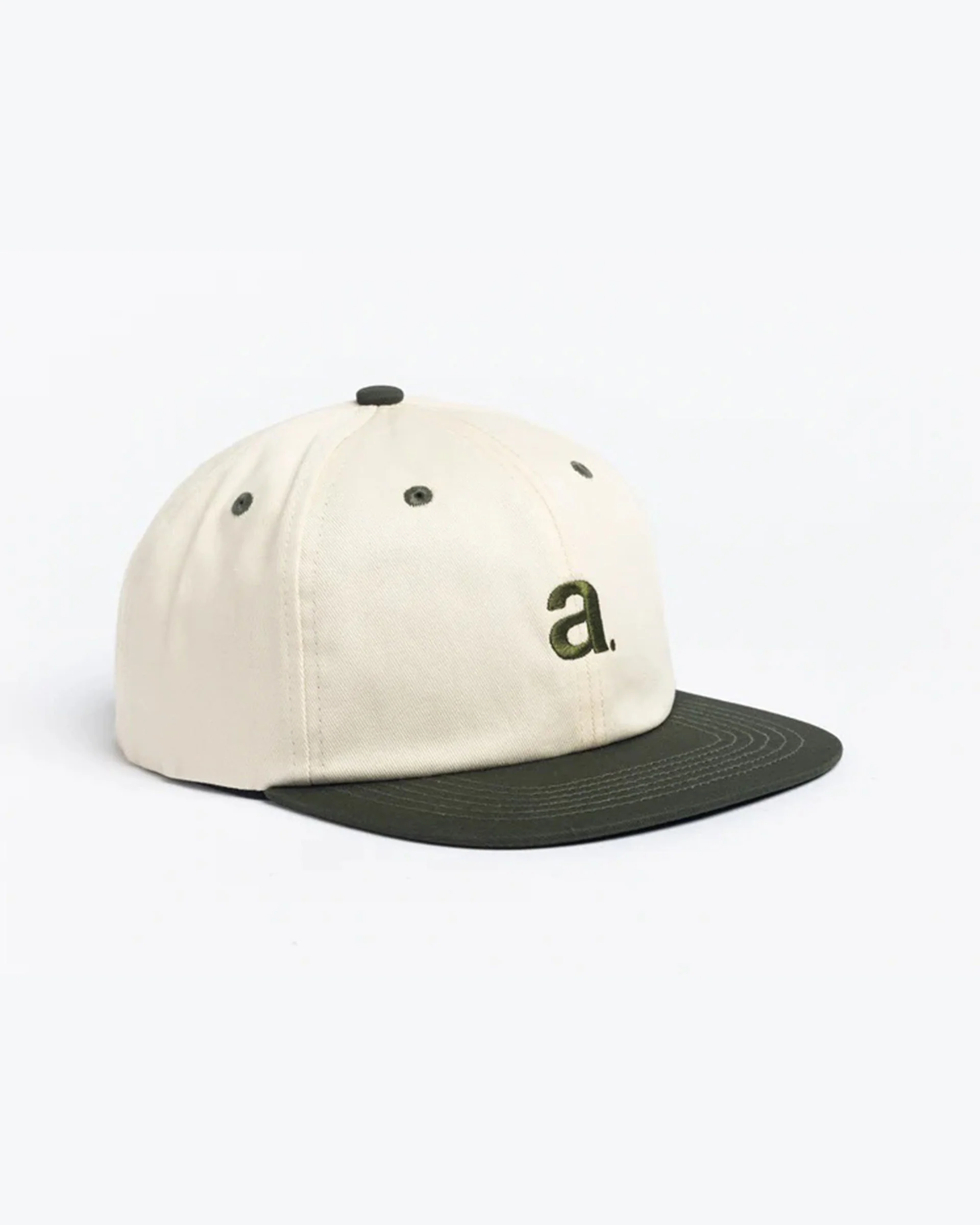 Twill 6 Panel Snapback - Natural