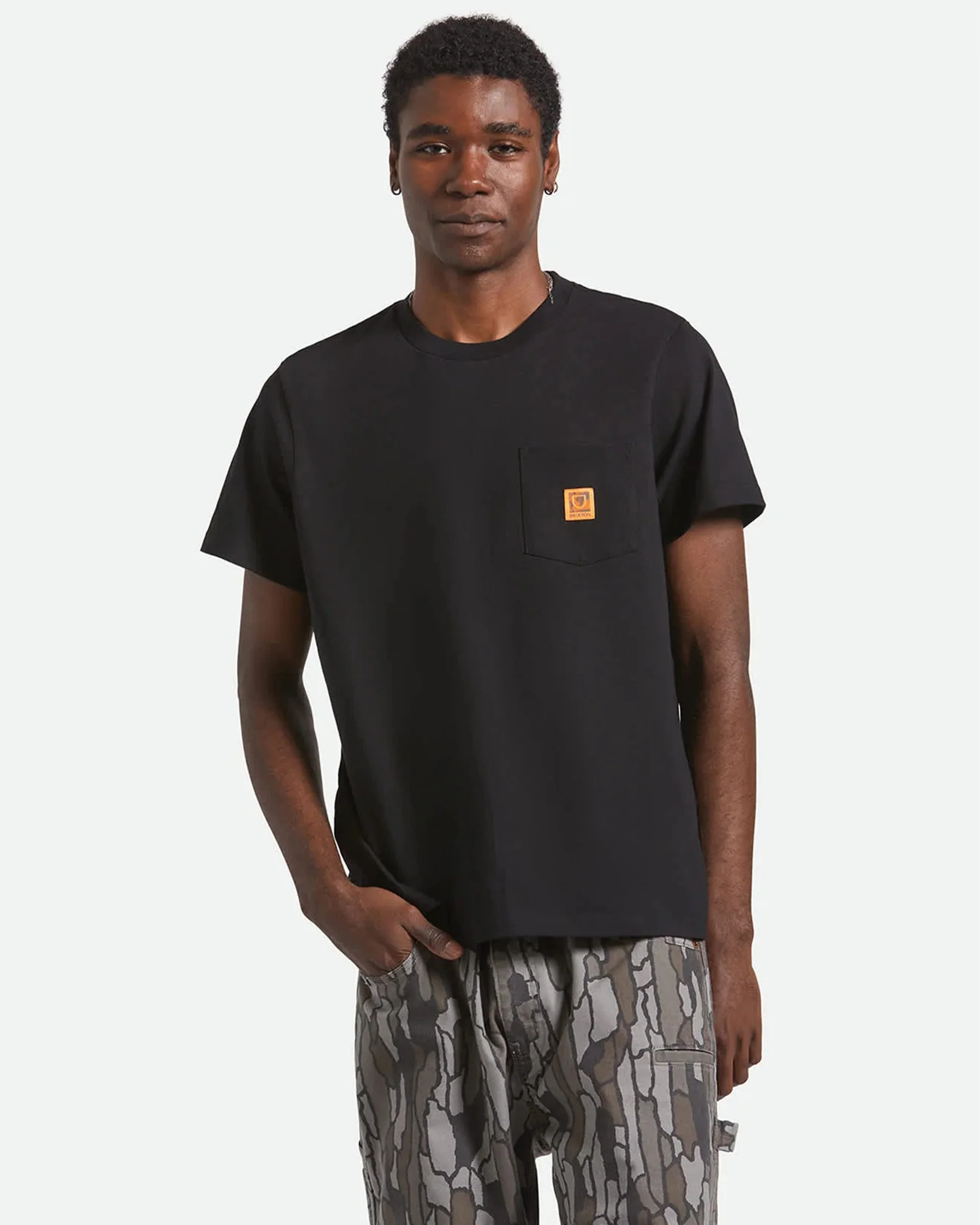 Union Heavyweight S/S Boxy Pocket T-Shirt - Black - Image 2