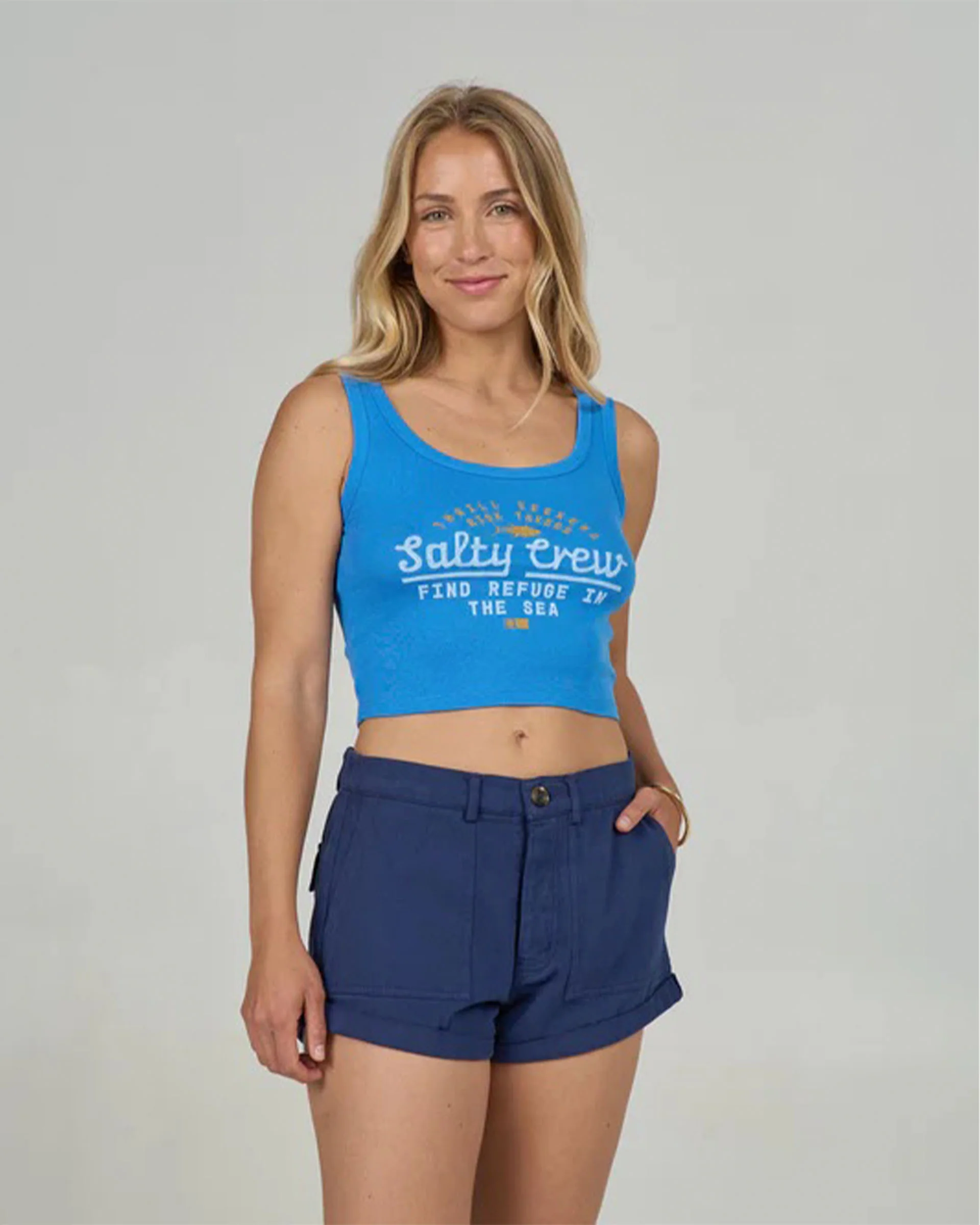 Unscripted Tank - Bold Blue
