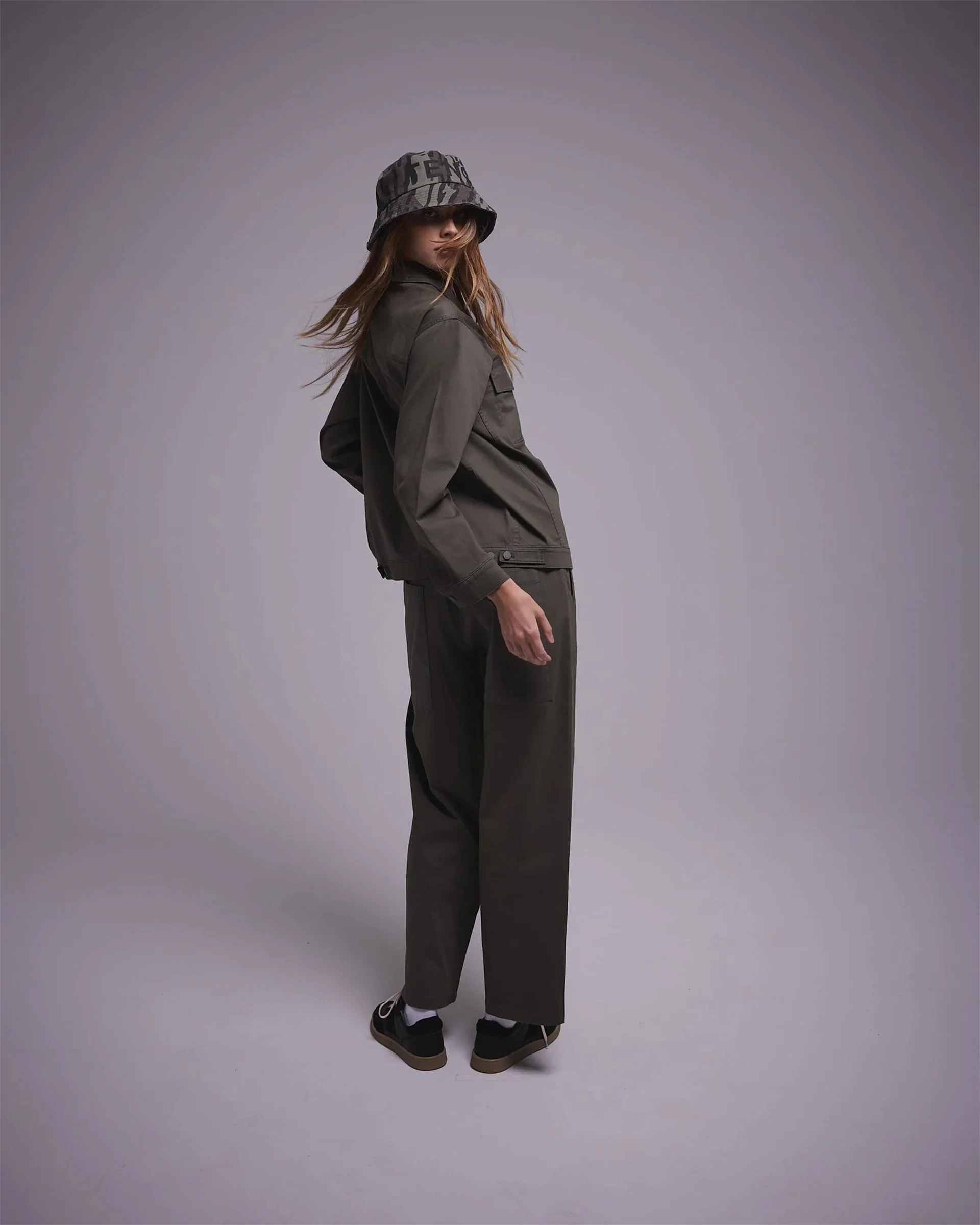 Utility Jacket - Olive - Image 2