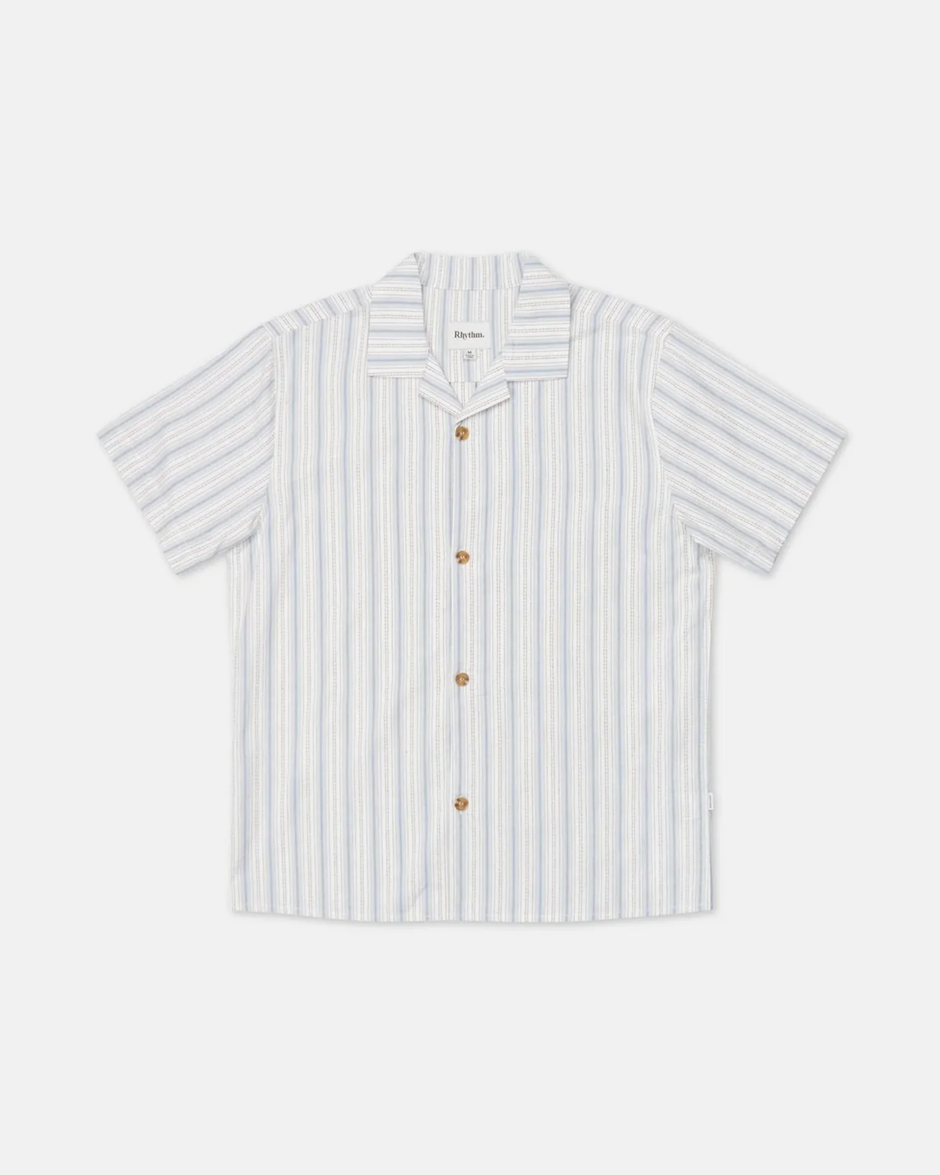 Vacation Stripe S/S Shirt - Natural