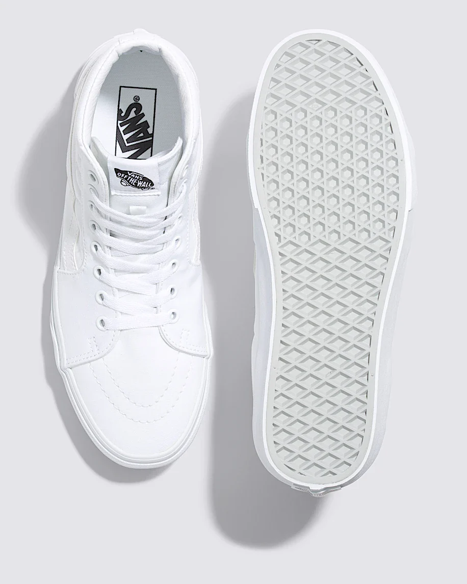 Vans Sk8-Hi Shoes - True White - Image 3