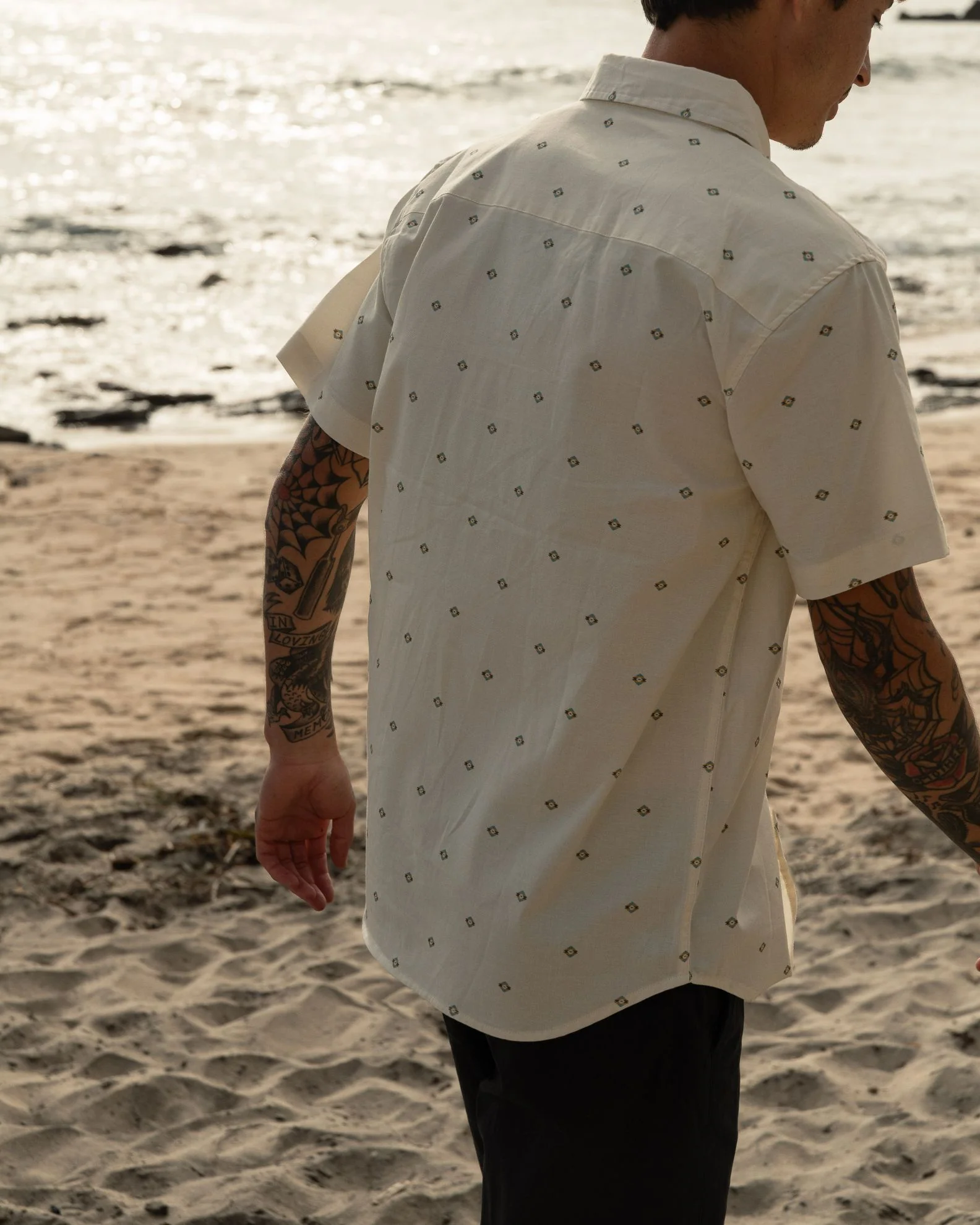 Ventana S/ Woven Shirt - Natural - Image 3