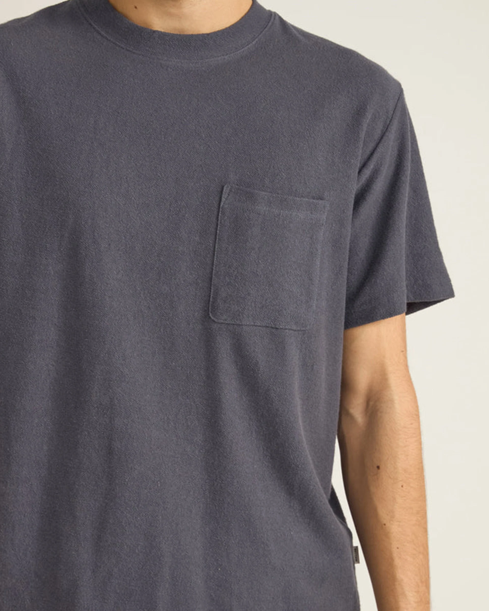 Vintage Terry S/S T-Shirt - Vintage Navy - Image 2