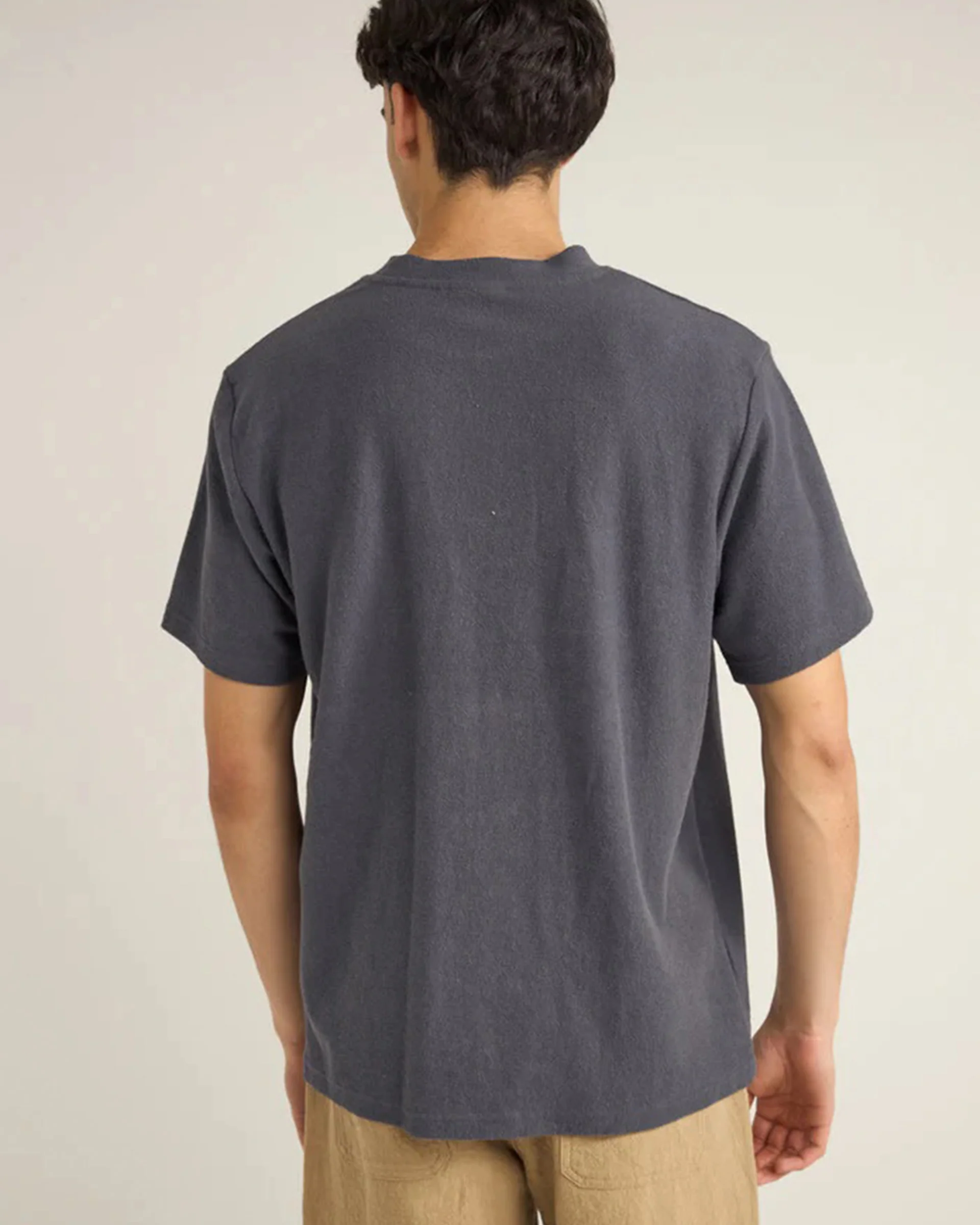 Vintage Terry S/S T-Shirt - Vintage Navy - Image 3