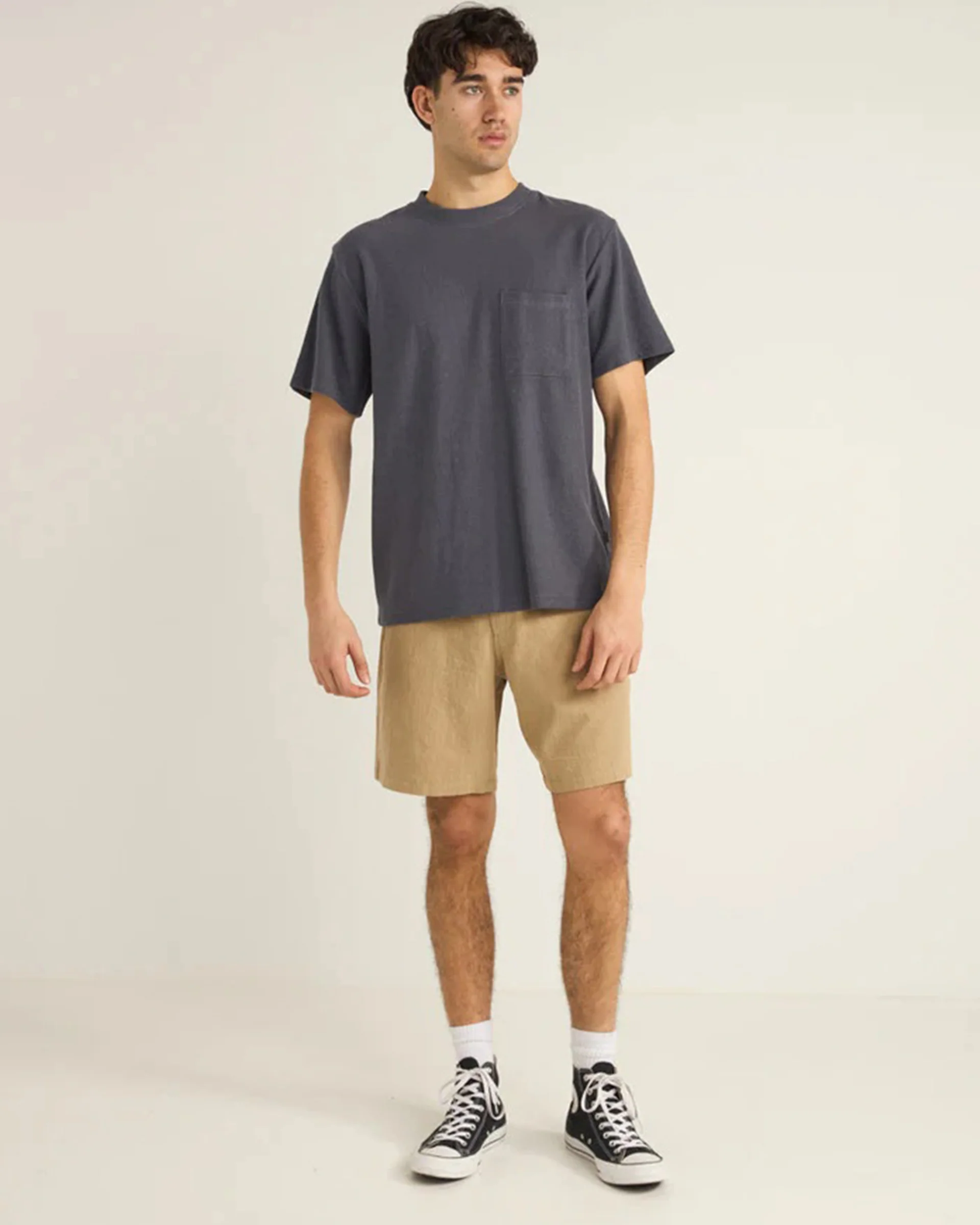 Vintage Terry S/S T-Shirt - Vintage Navy - Image 4