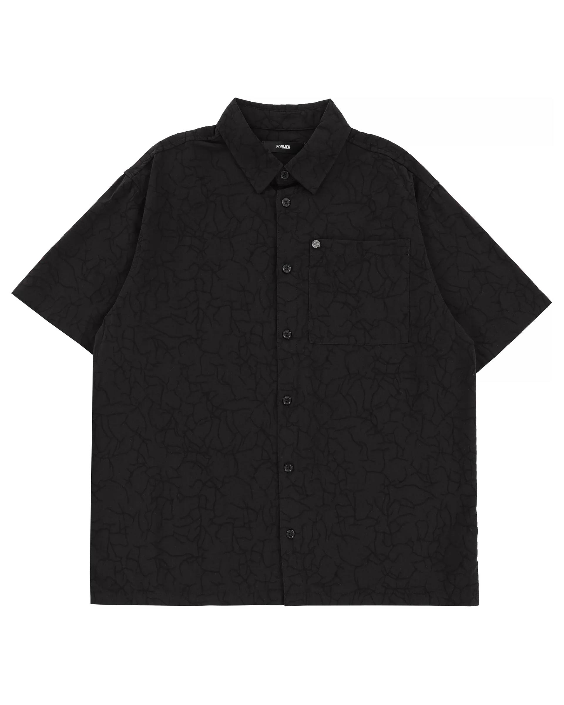 Vivian Vine S/S Shirt - Black