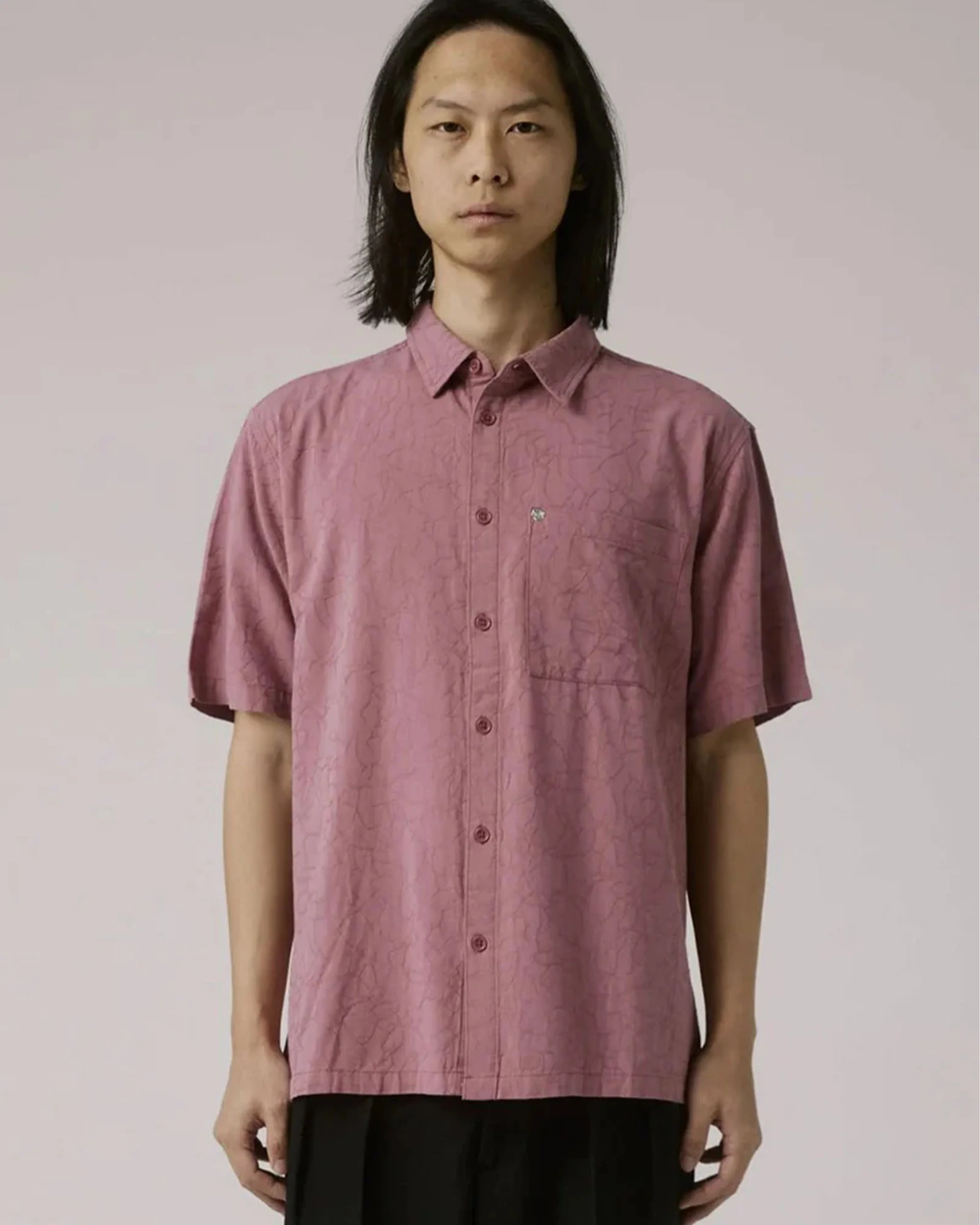 Vivian Vine S/S Shirt - Rose - Image 2