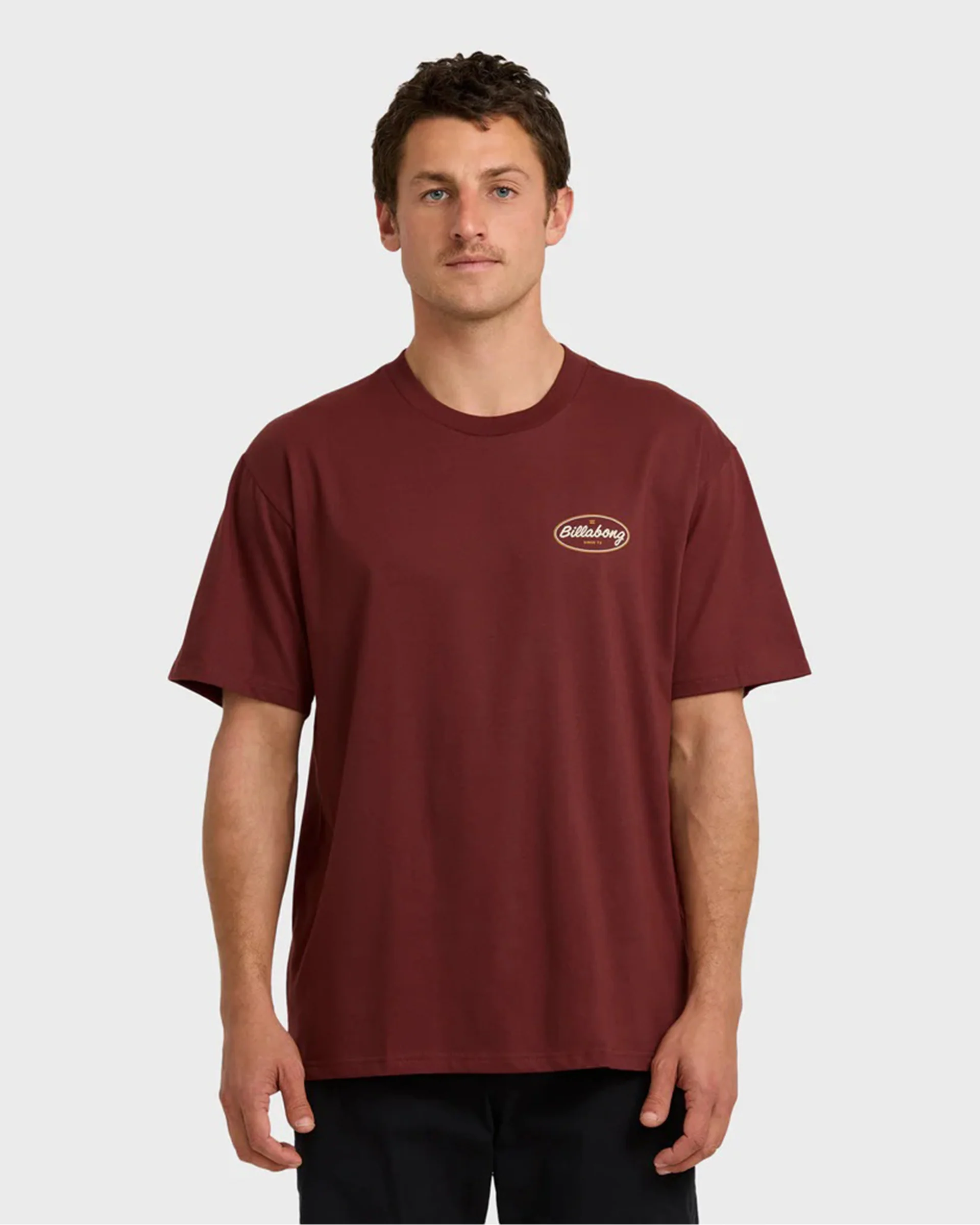 Walled Regular S/S T-Shirt - Plum