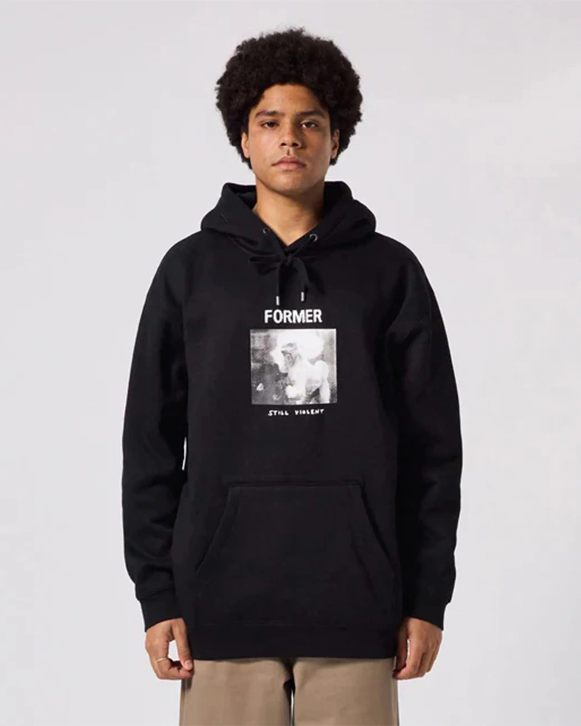 War Poodle P/O Hoodie - Black - Image 2