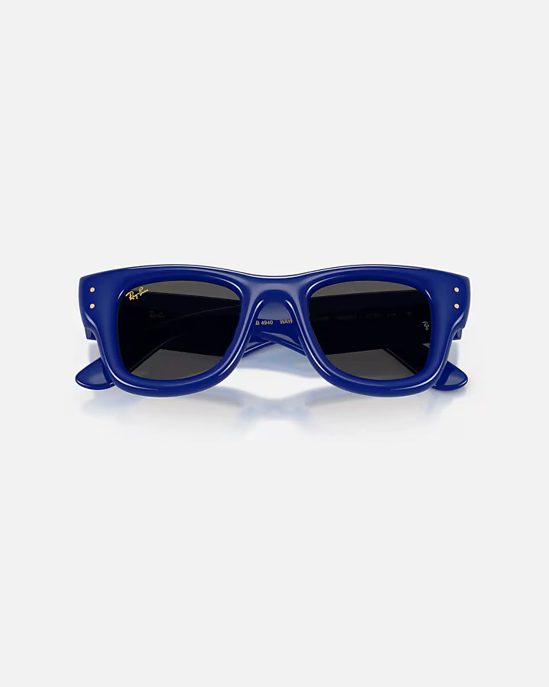 Wayfarer Puffer Sunglasses - Polished Blue/Ultra Black - Image 6