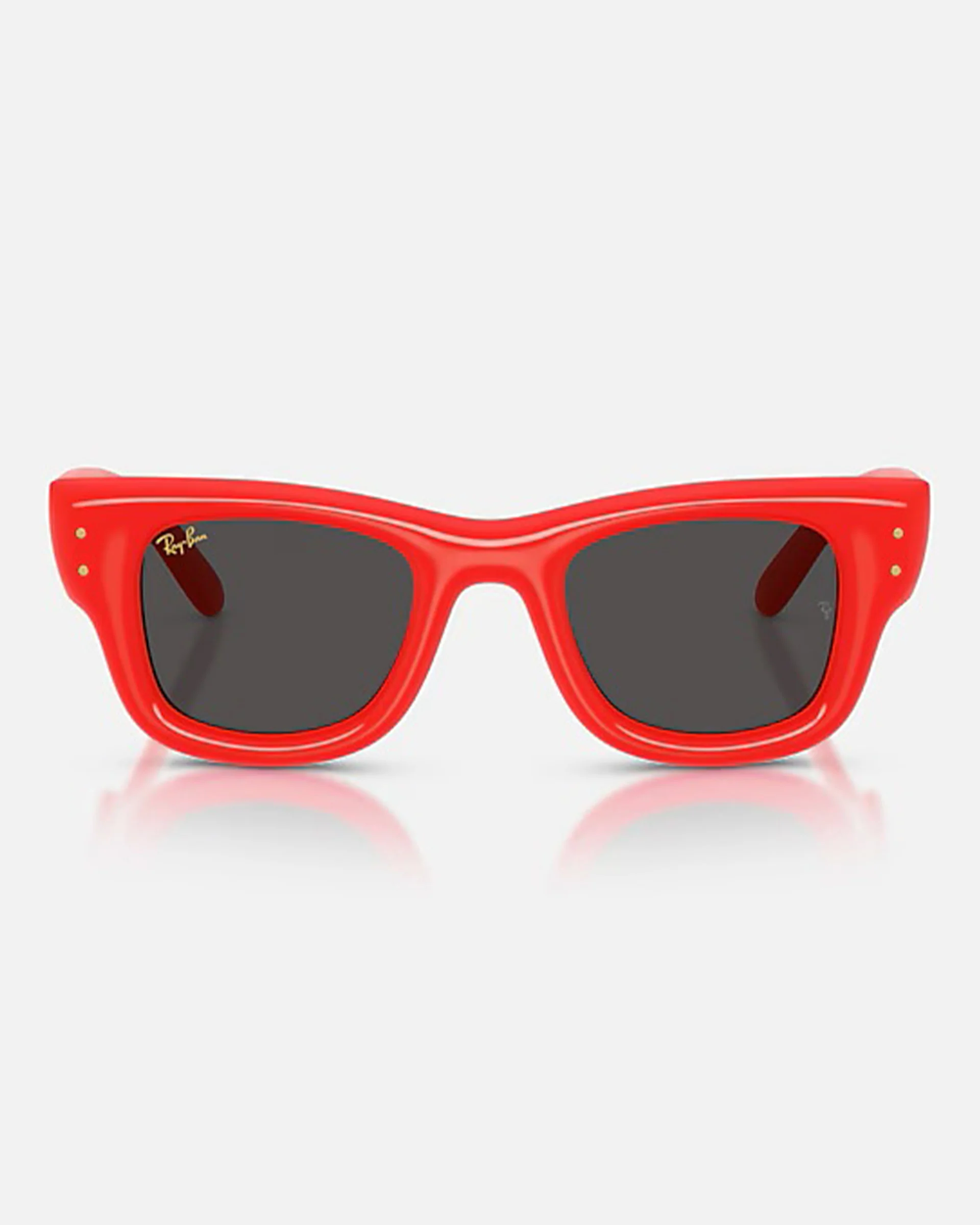 Wayfarer Puffer Sunglasses - Polished Red/Ultra Black - Image 2
