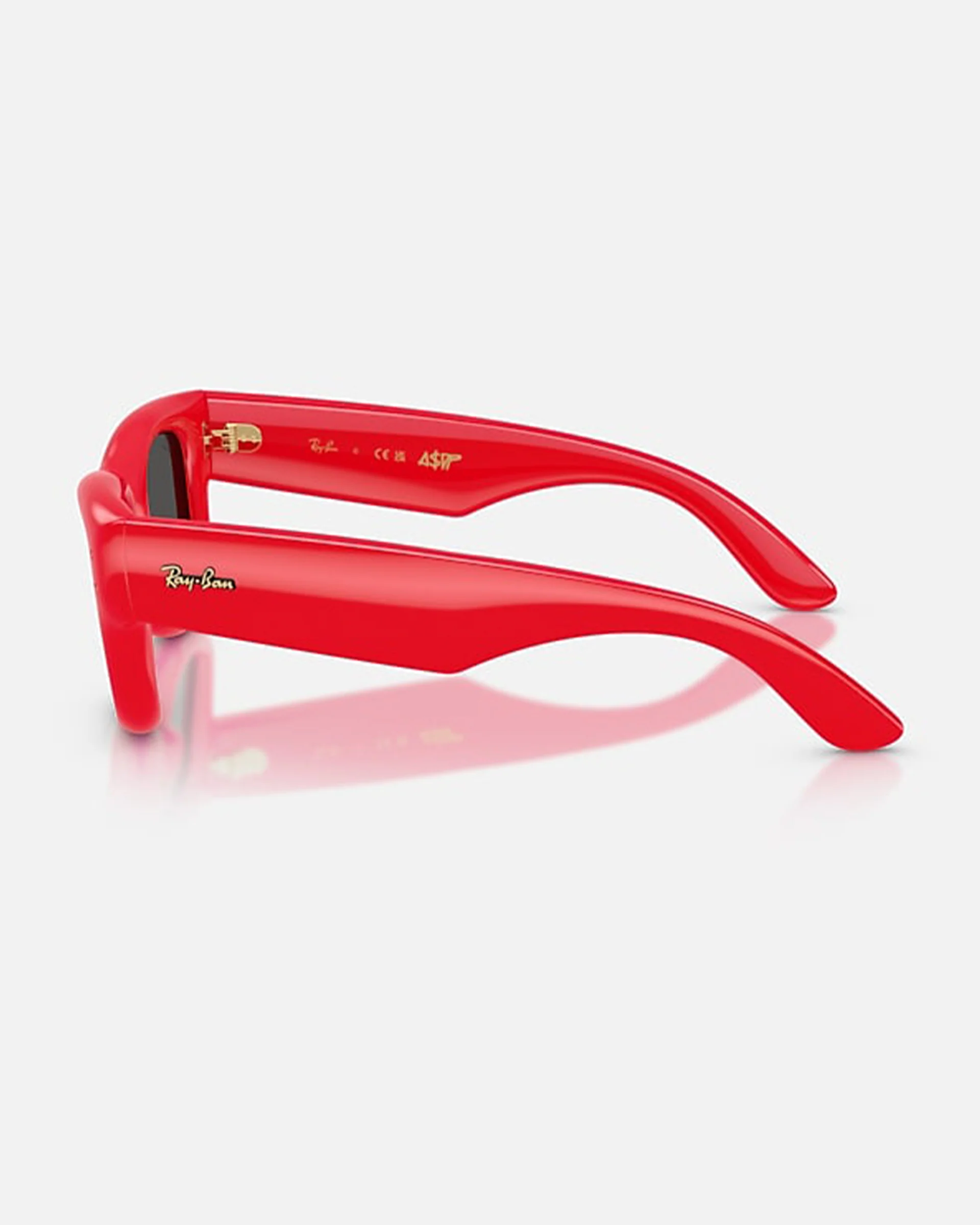 Wayfarer Puffer Sunglasses - Polished Red/Ultra Black - Image 3