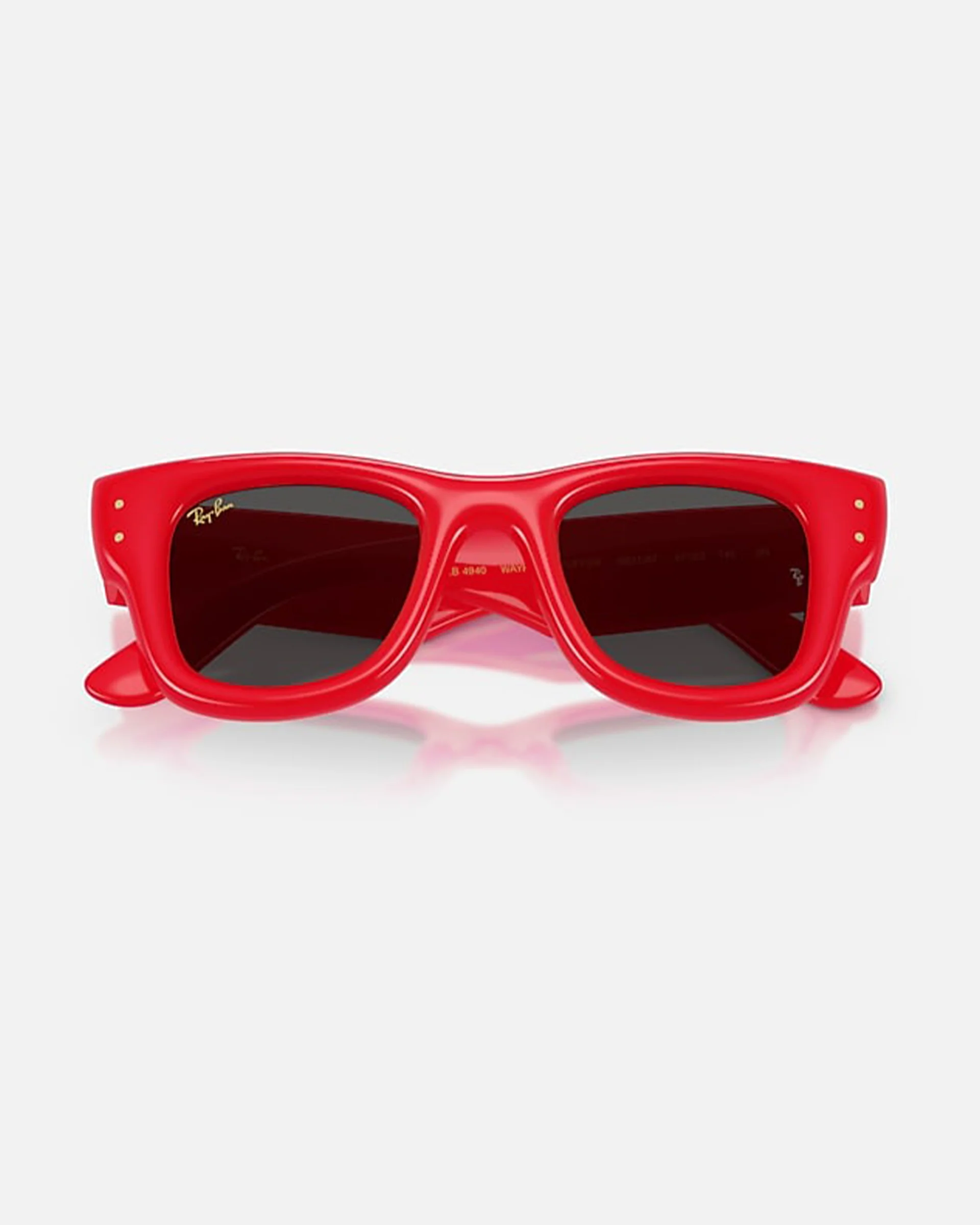Wayfarer Puffer Sunglasses - Polished Red/Ultra Black - Image 6