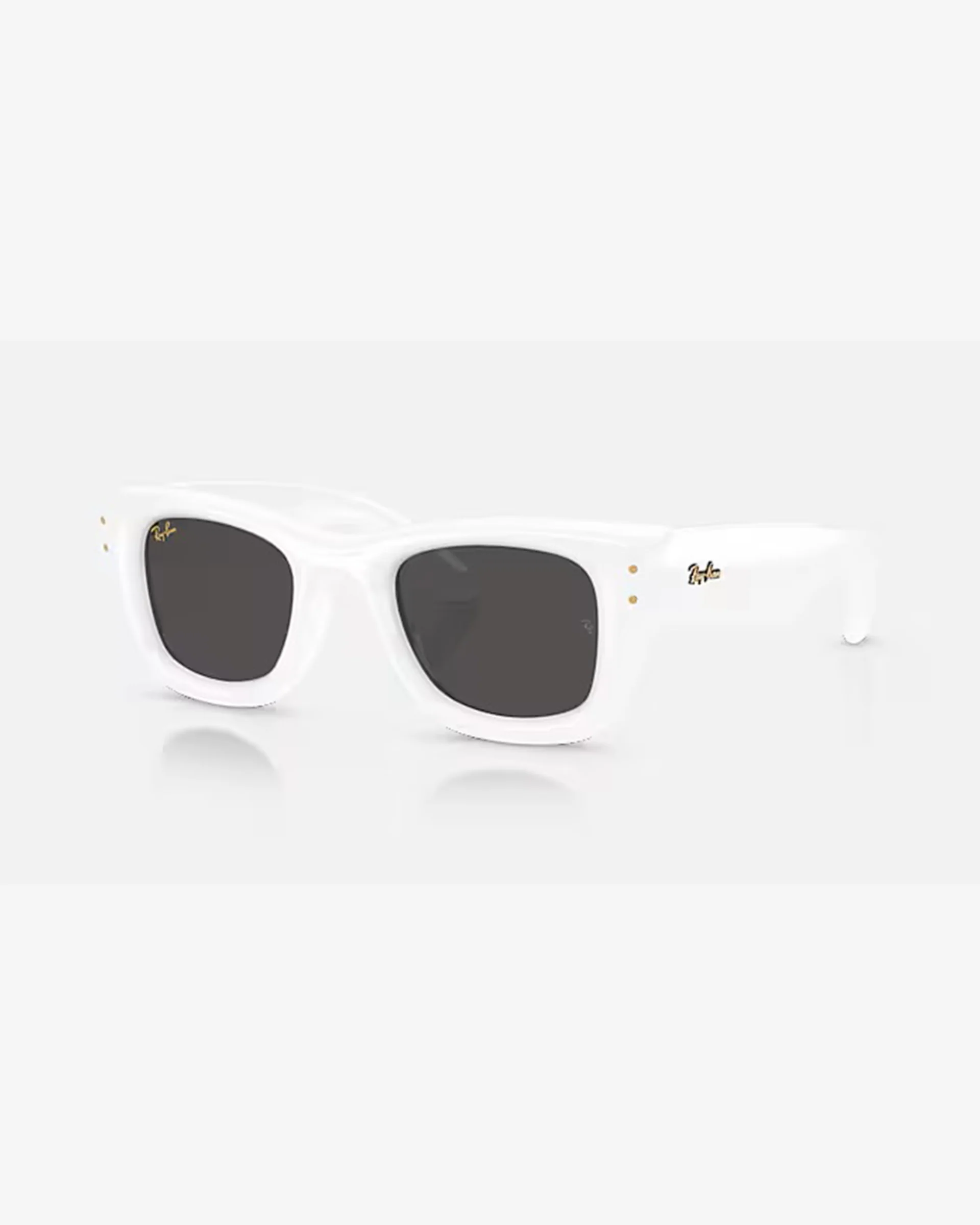 Wayfarer Puffer Sunglasses - Polished White/Ultra Black