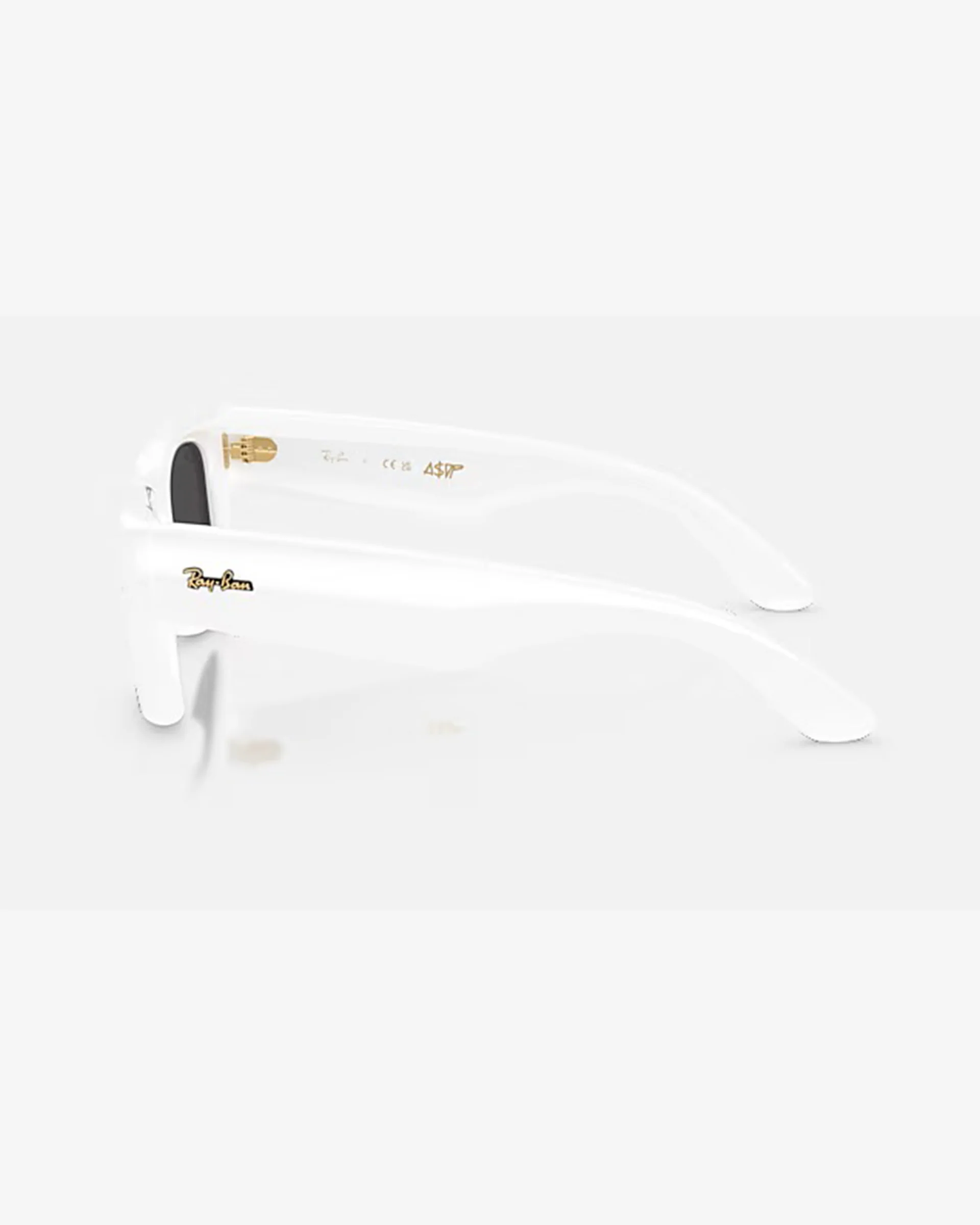 Wayfarer Puffer Sunglasses - Polished White/Ultra Black - Image 4