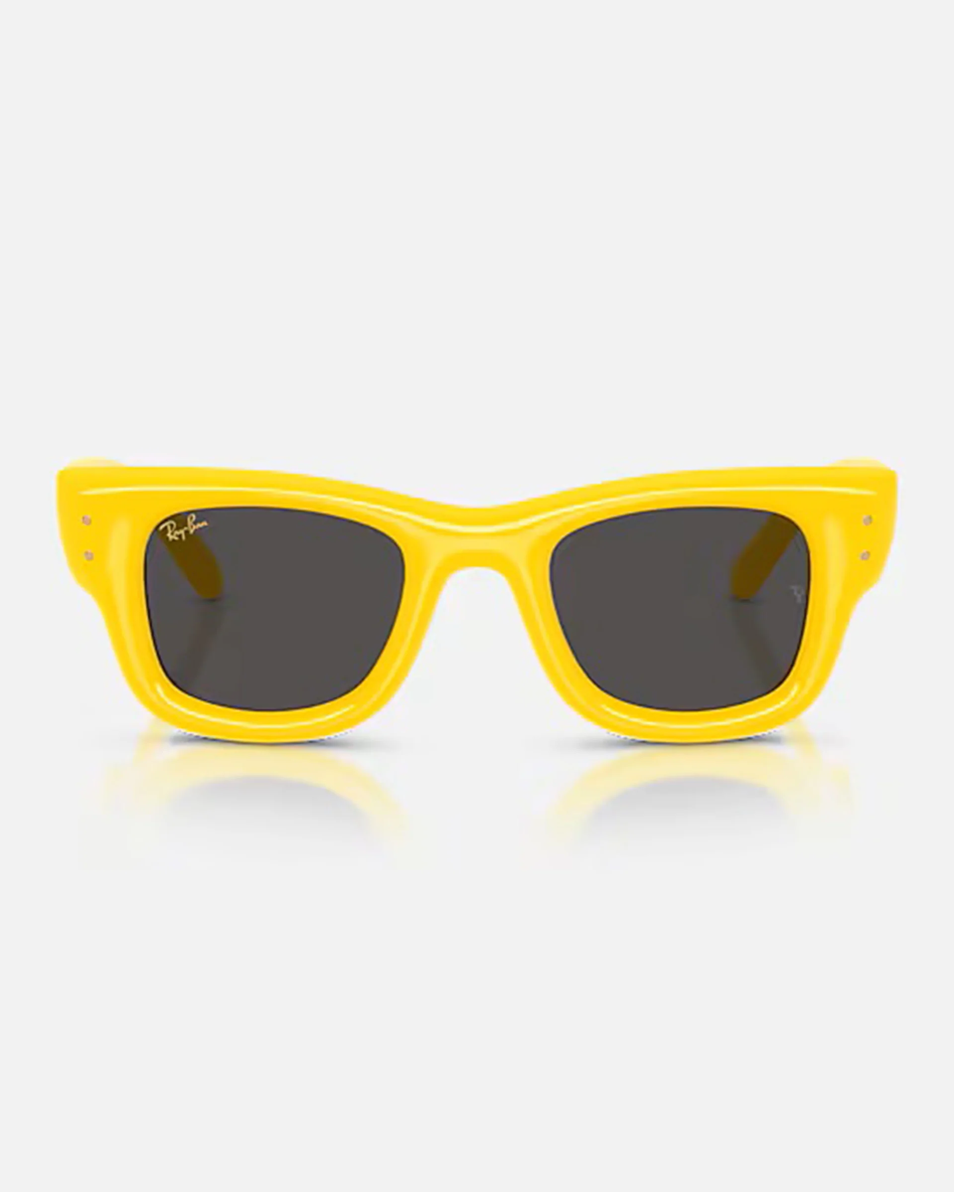 Wayfarer Puffer Sunglasses - Polished Yellow/Ultra Black - Image 2